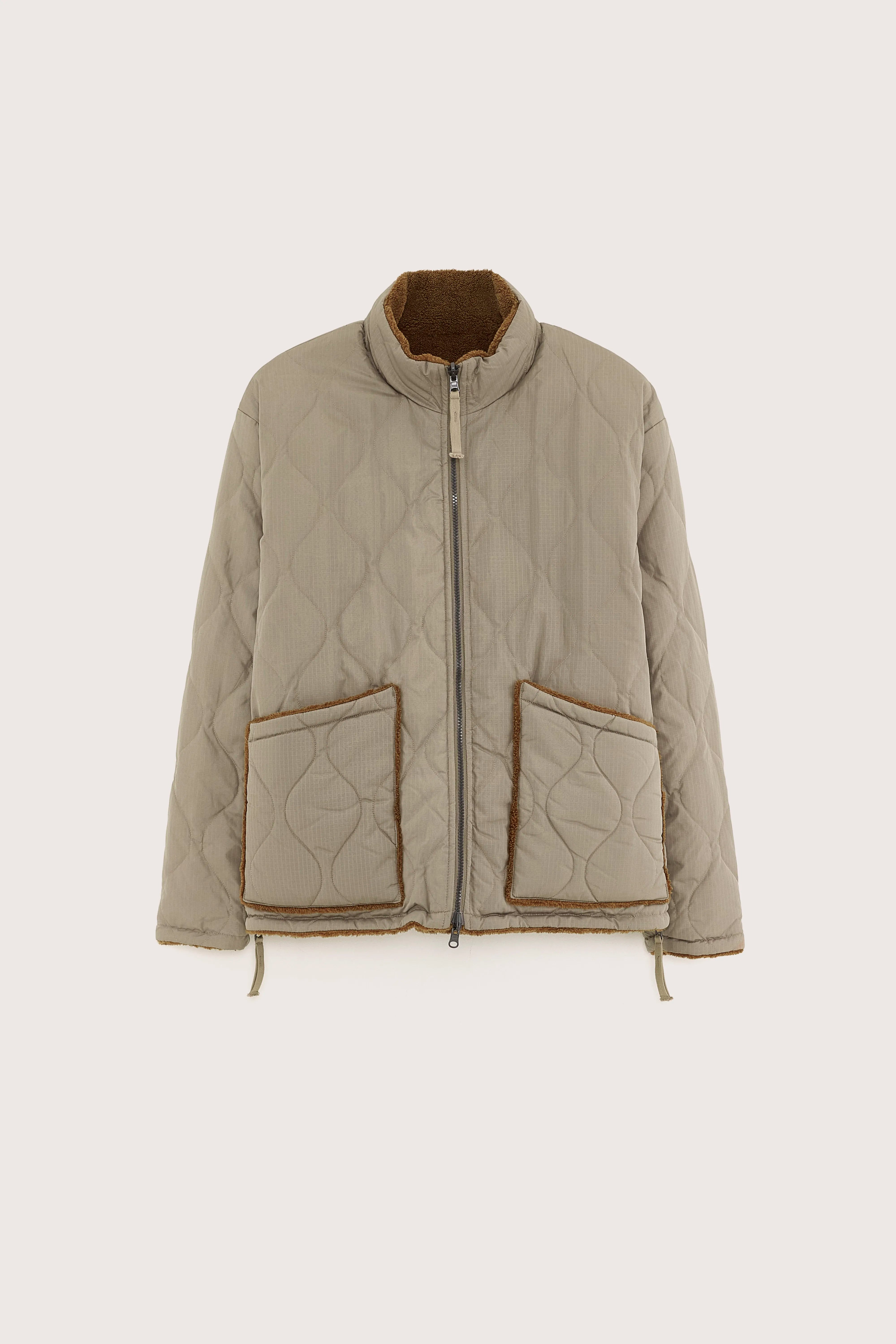 Military Reversible High Neck Down Jacket For Women | Bellerose