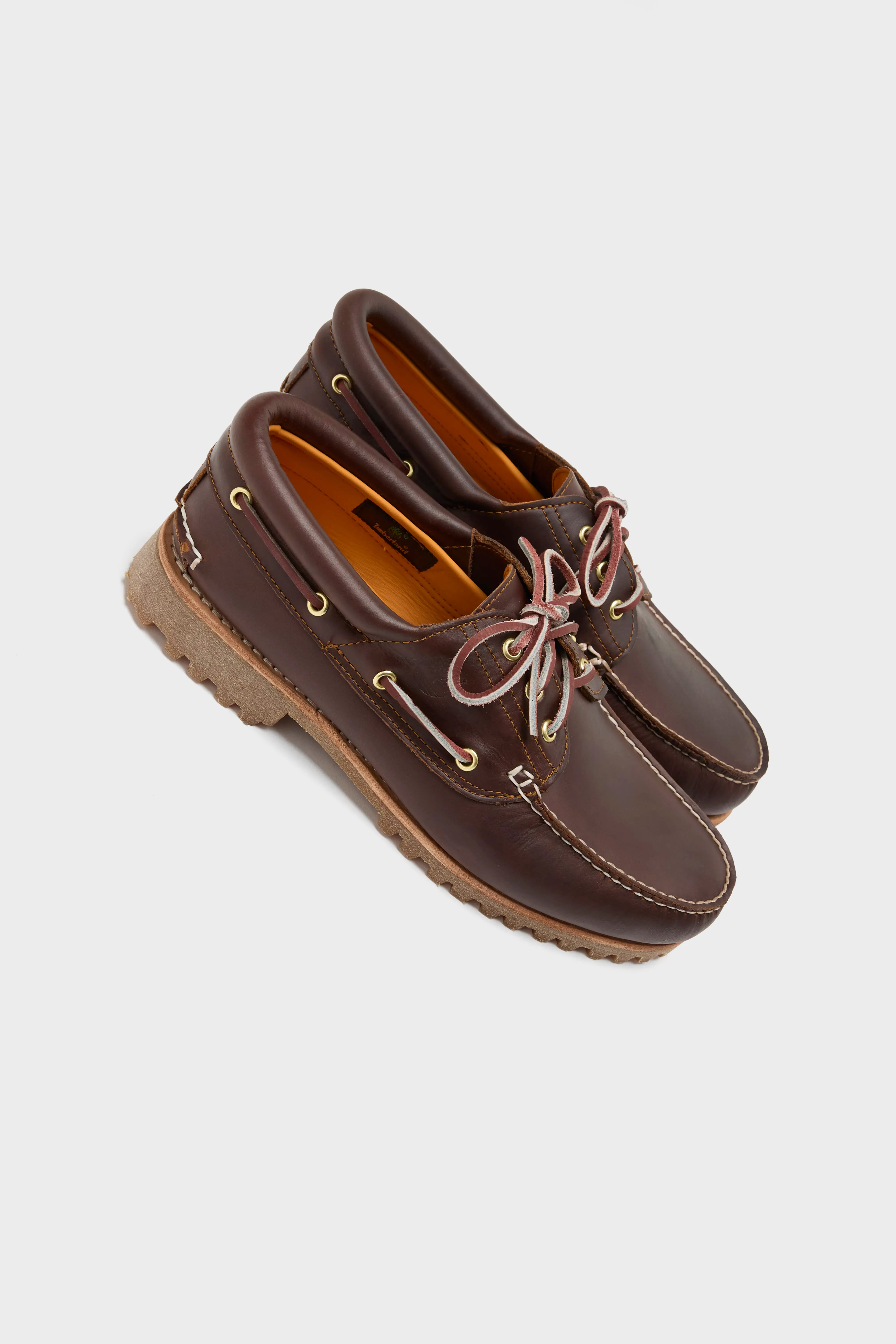 Authentic Boat Shoe for Men (242 / M / BROWN)