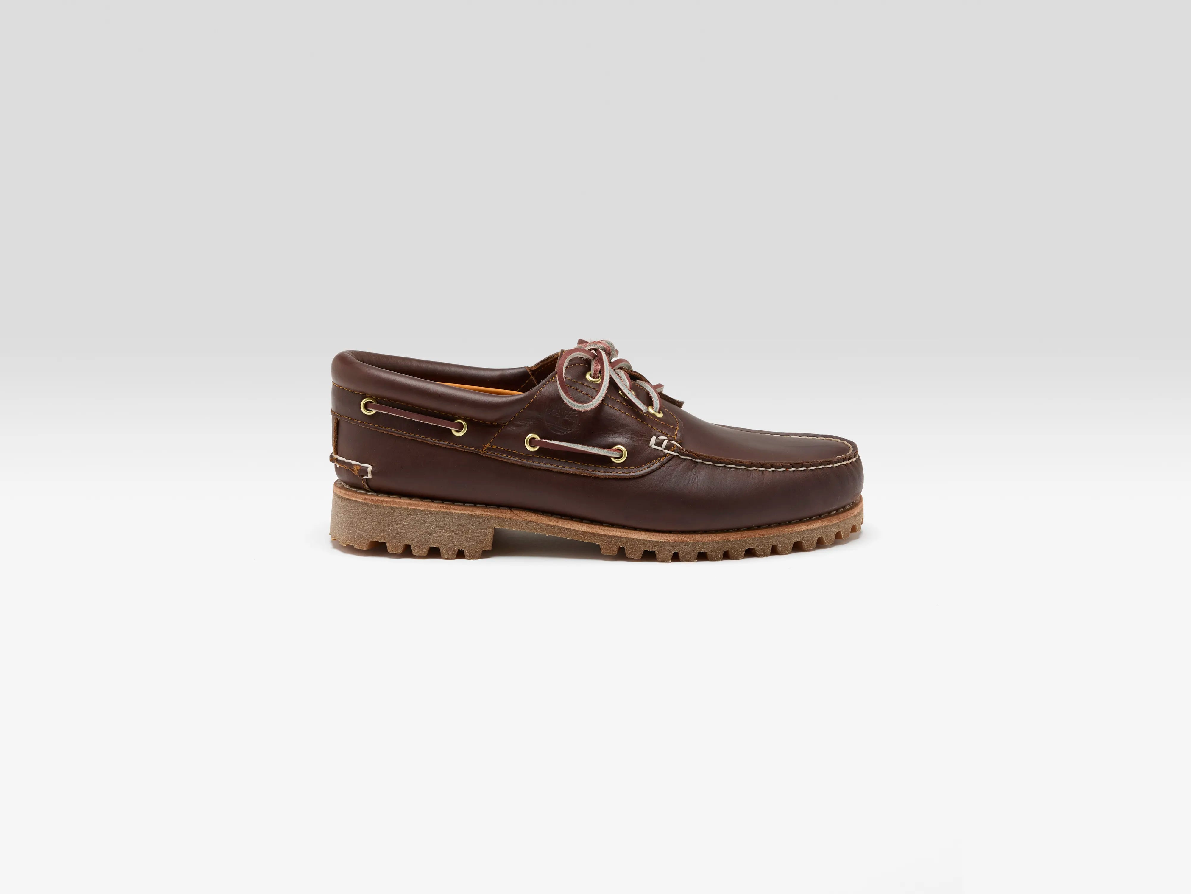 Authentic Boat Shoe for Men (242 / M / BROWN)