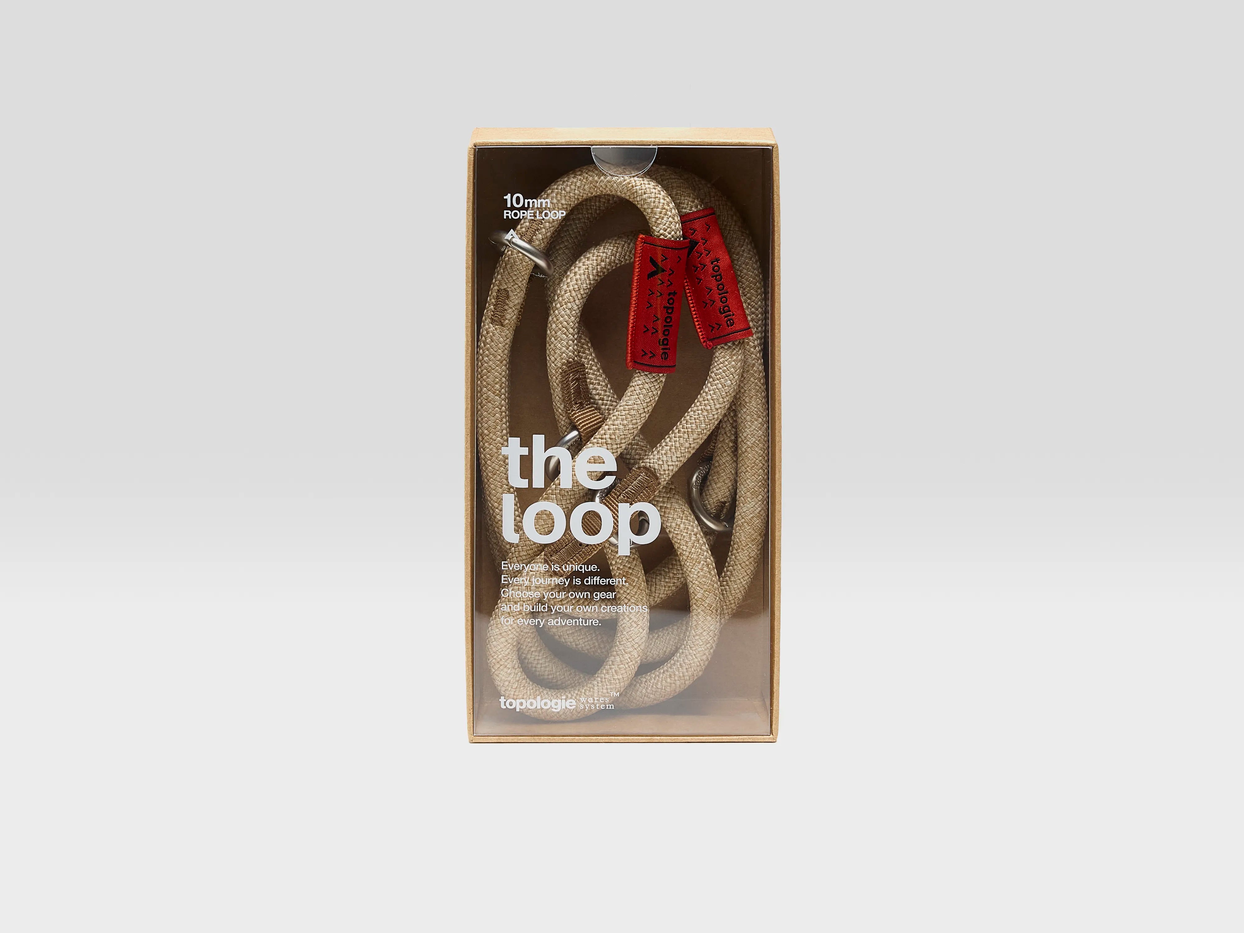 10mm Rope Loop  (251 / W / COFFEE)