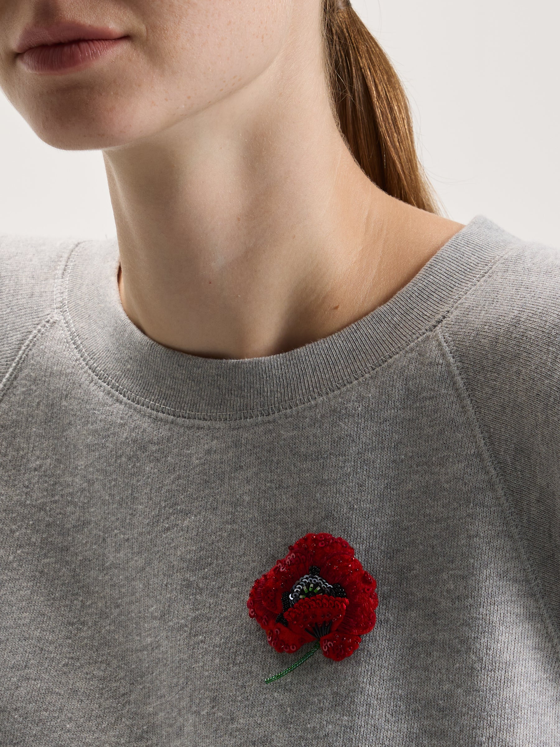 Red Poppy Brooch For Women | Bellerose