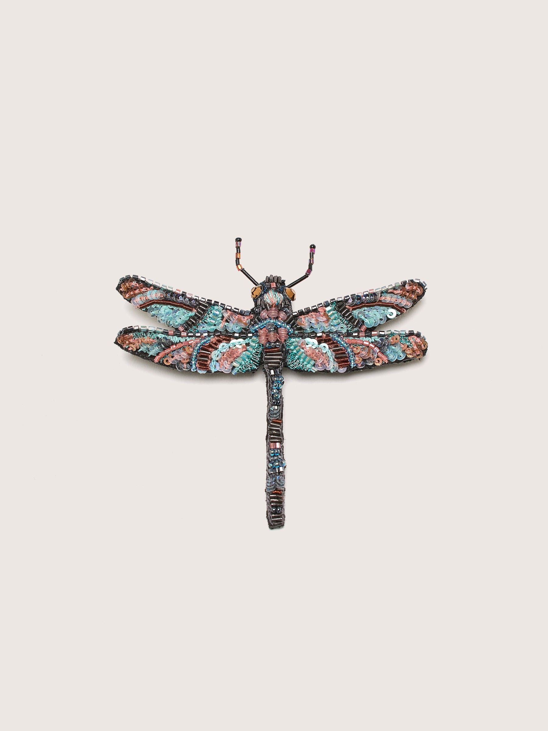 Jeweled Dragonfly Brooch (242 / W / MULTICOLOR)