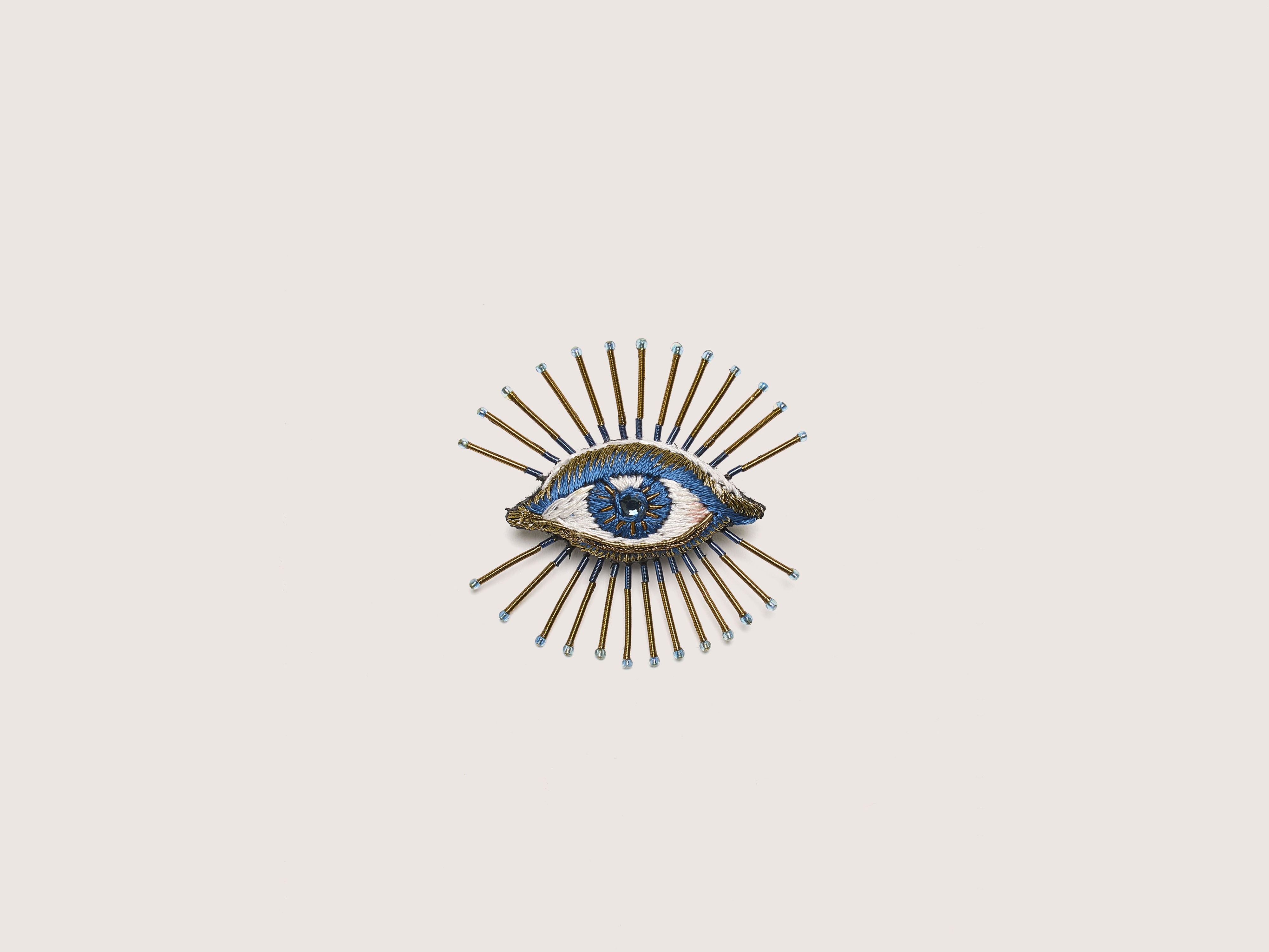 Broche Sea Mystic Eye (242 / W / BLUE)