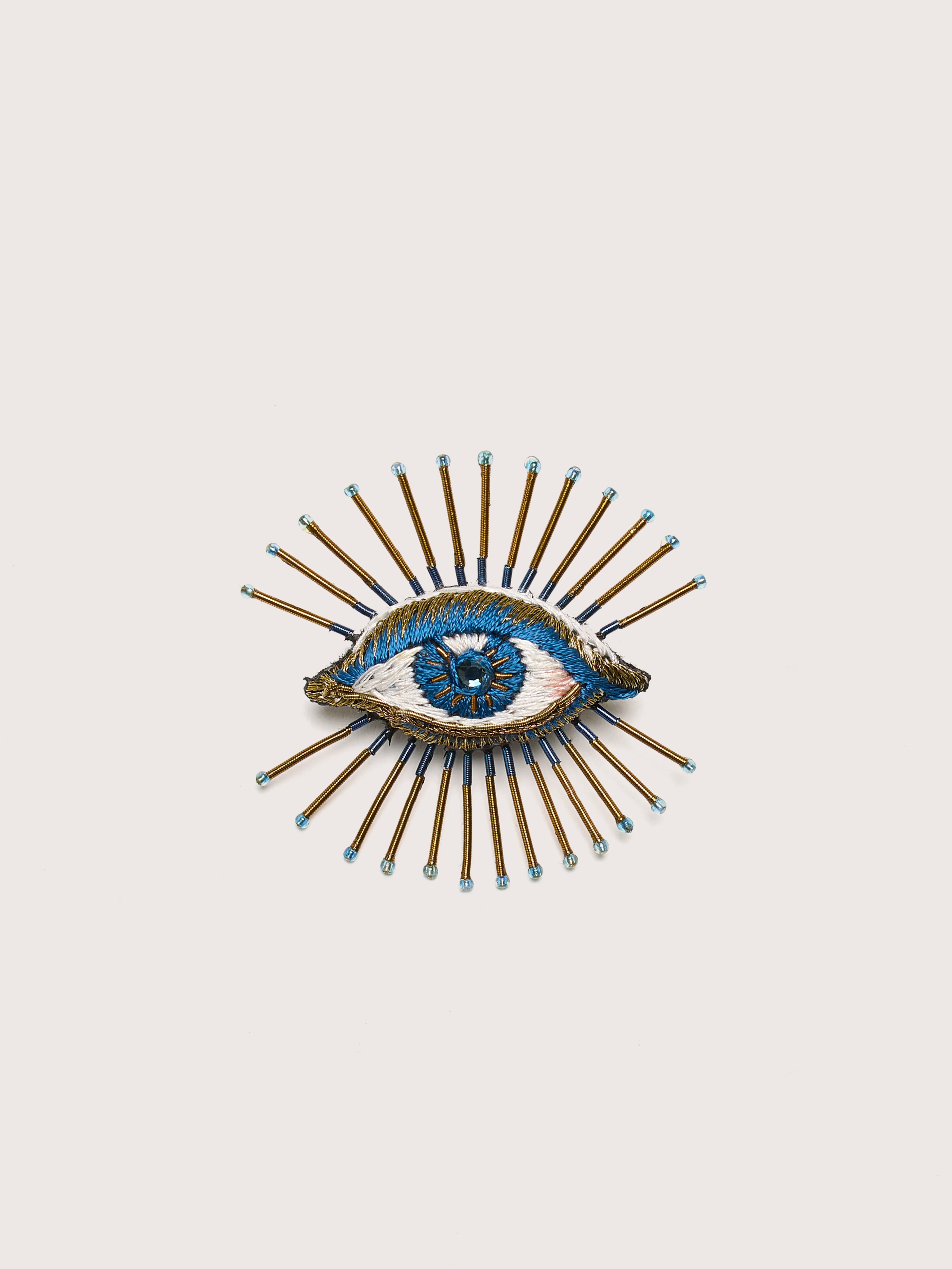 Sea Mystic Eye Brooch (242 / W / BLUE)