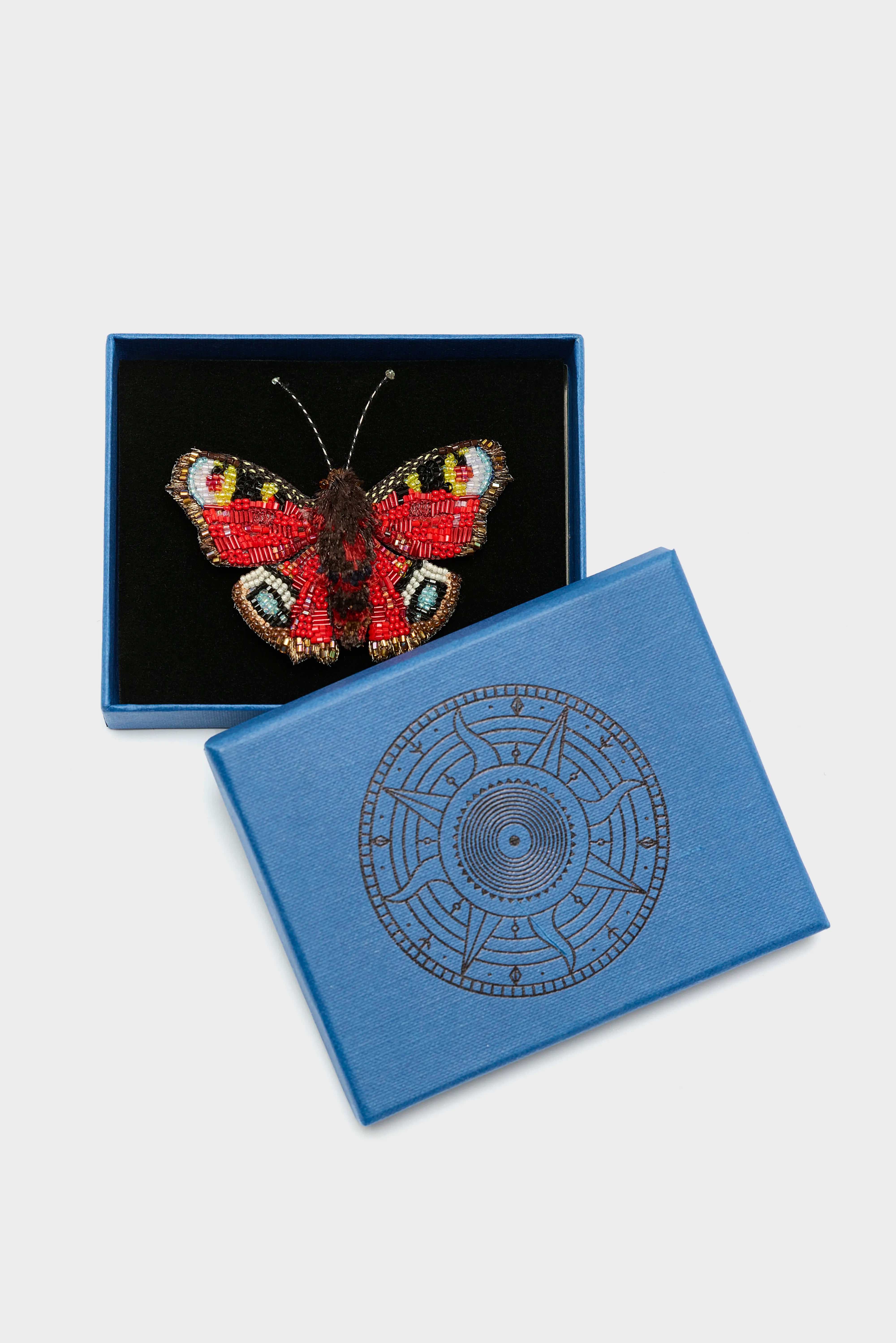 Broche Anglais Peacock Butterfly Pour Femme | Bellerose