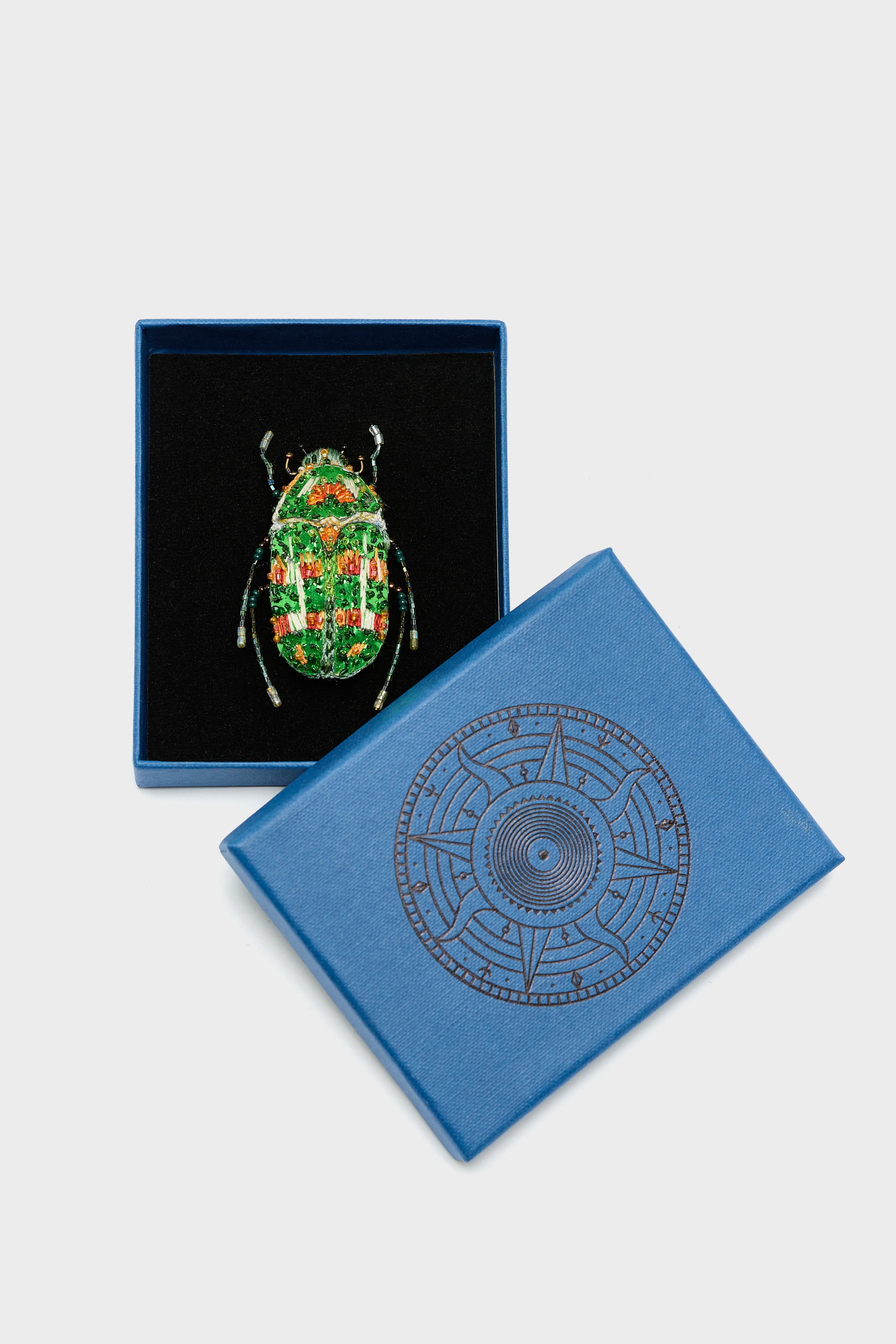 Rainbow Flower Beetle Brooch For Women | Bellerose