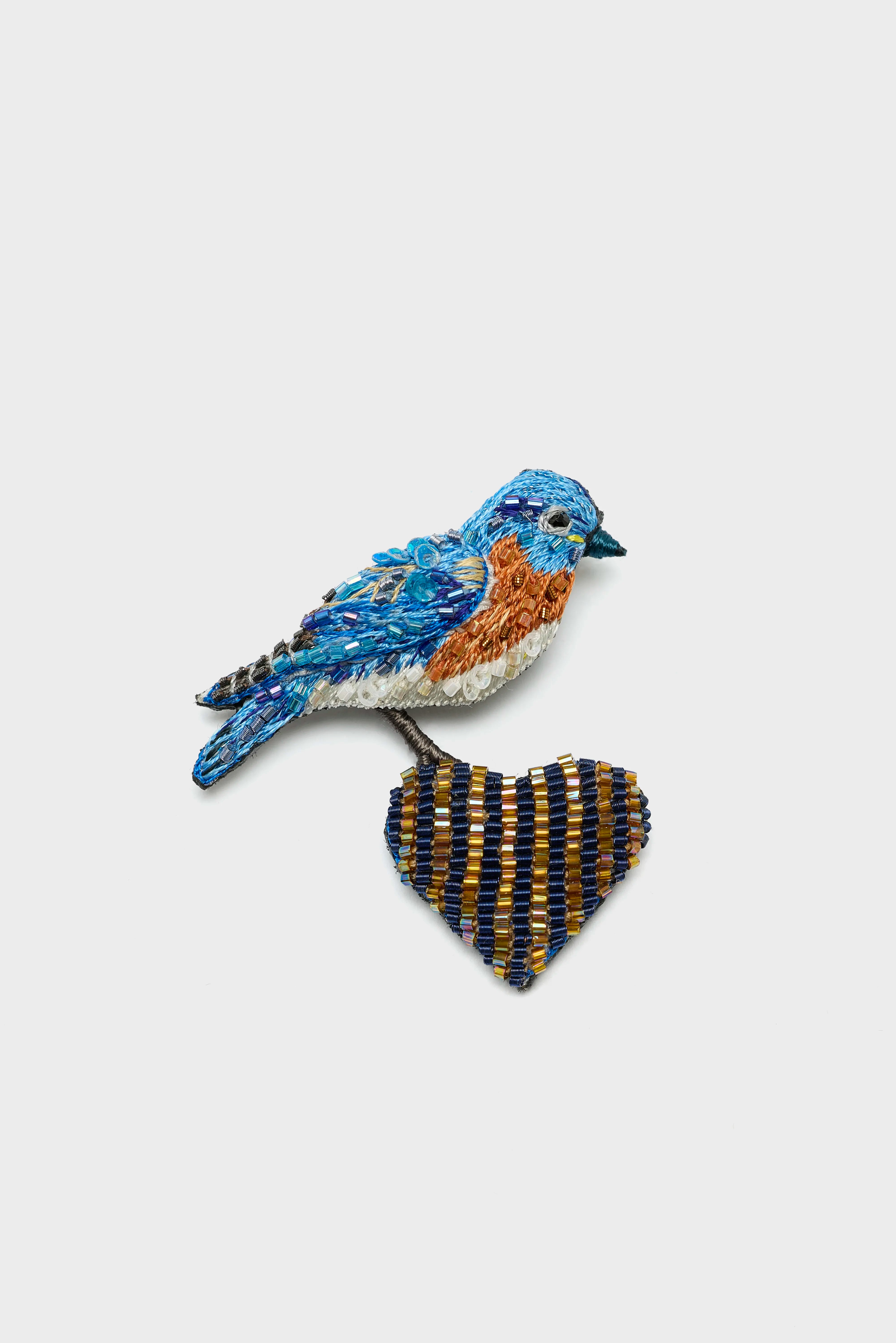 Bird Love Brooch  (251 / W / MULTICOLOR)