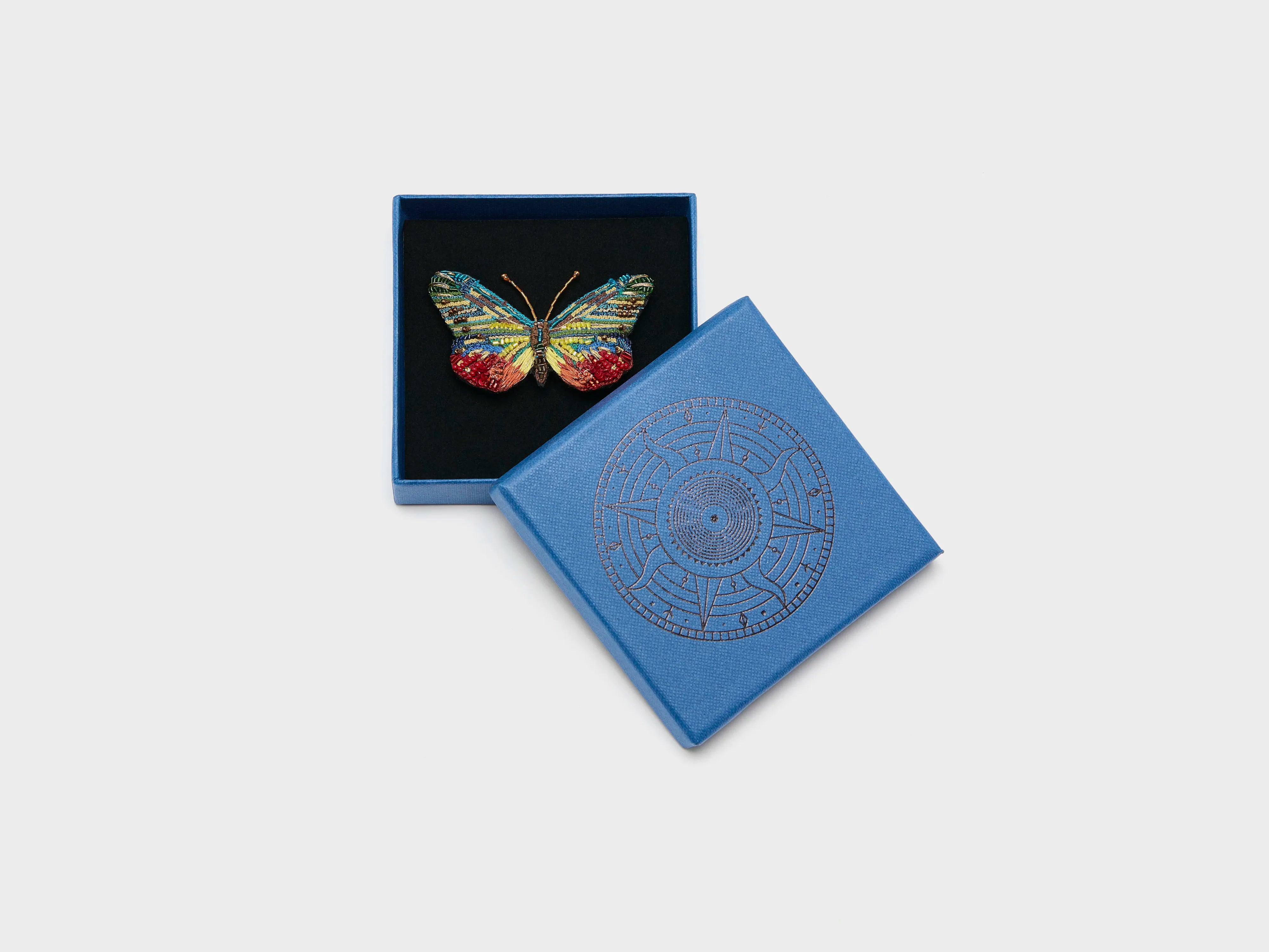 Cepora Butterfly Brooch Pin  (261 / W / MULTICOLOR)