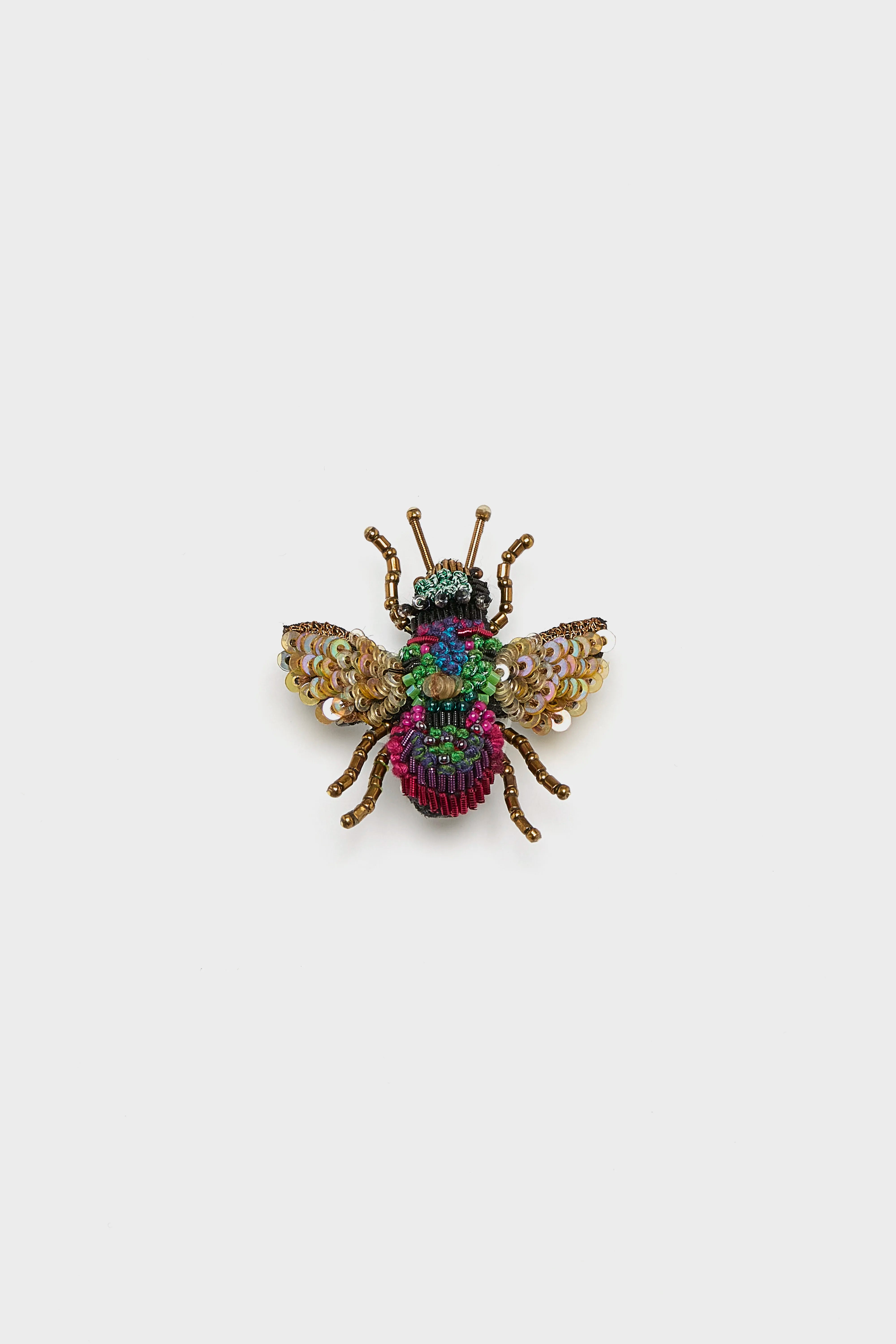 Rainbow Bee Broche  (261 / W / MULTICOLOR)