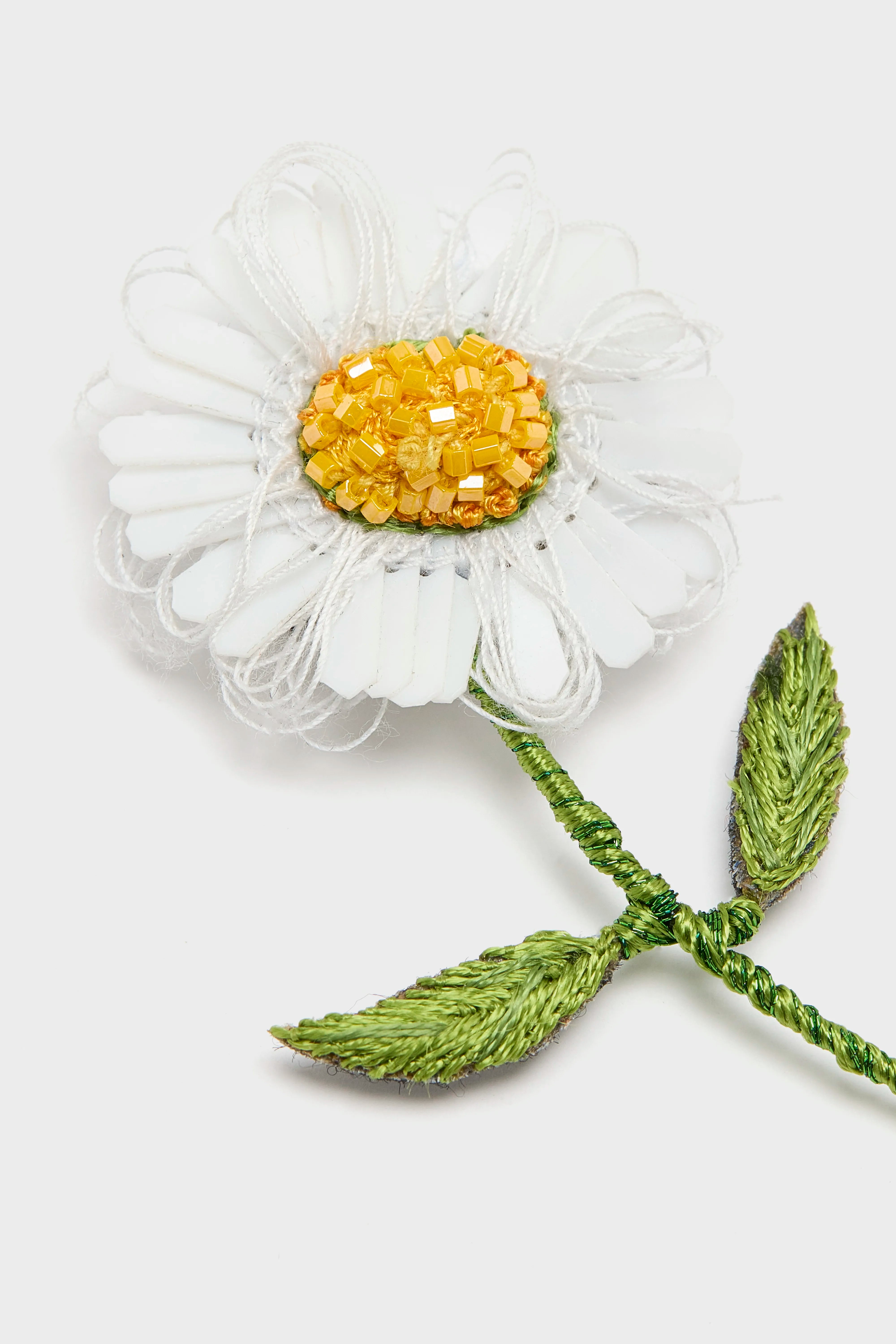 White Daisy Brooch Pin For Women | Bellerose