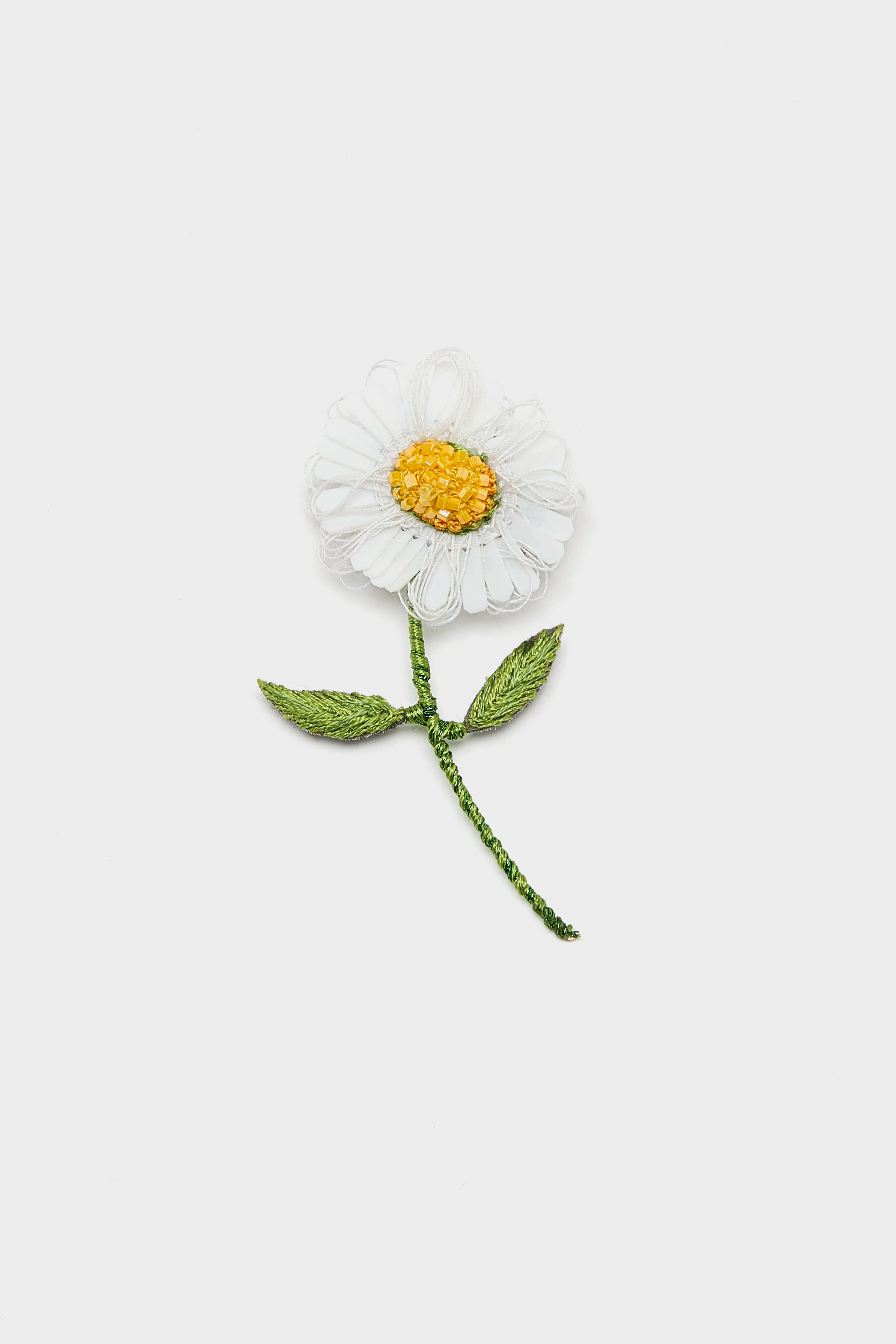 White Daisy Brooch Pin For Women | Bellerose