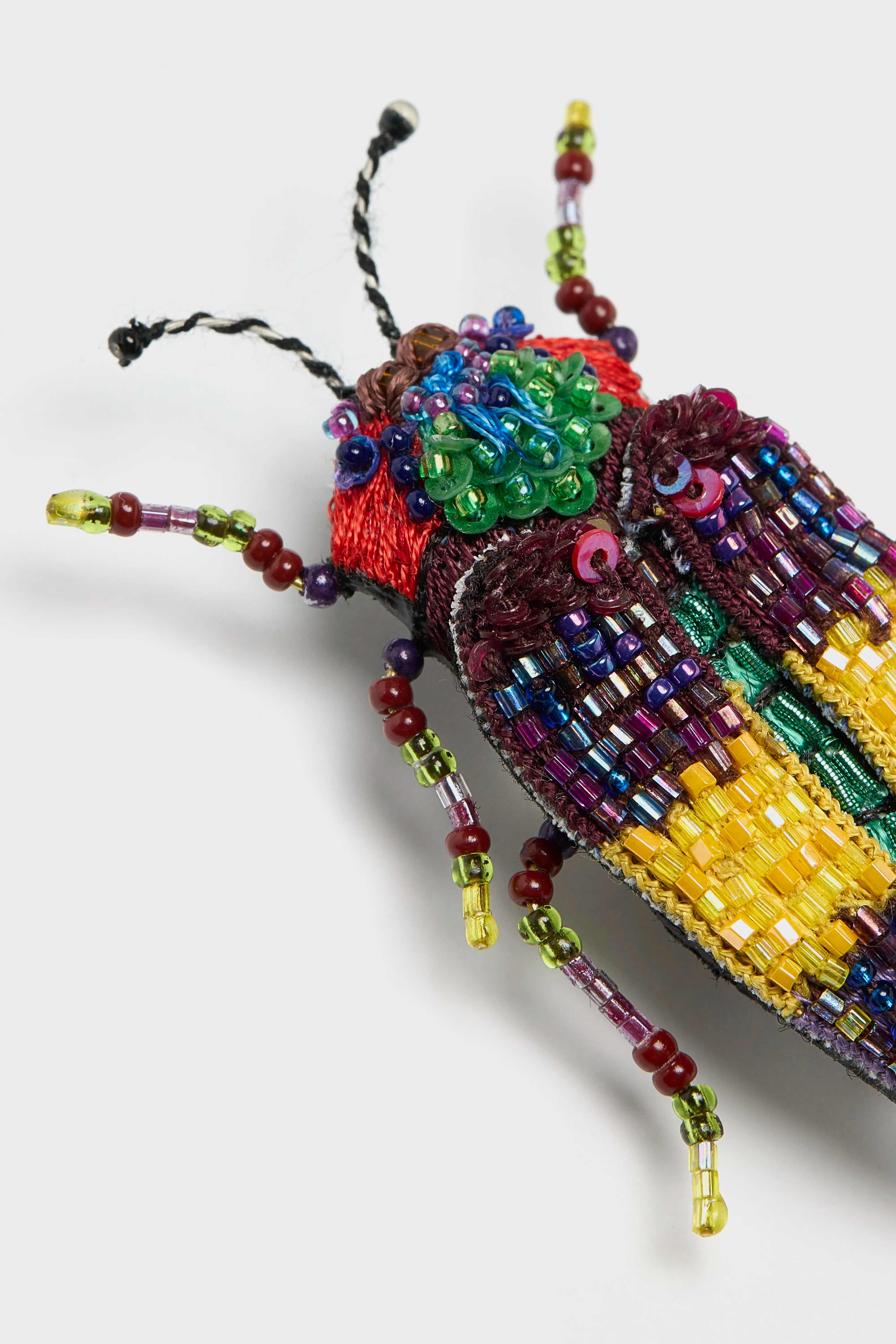 Rebbie's Jewel Beetle Brooch Pin  (261 / W / MULTICOLOR)