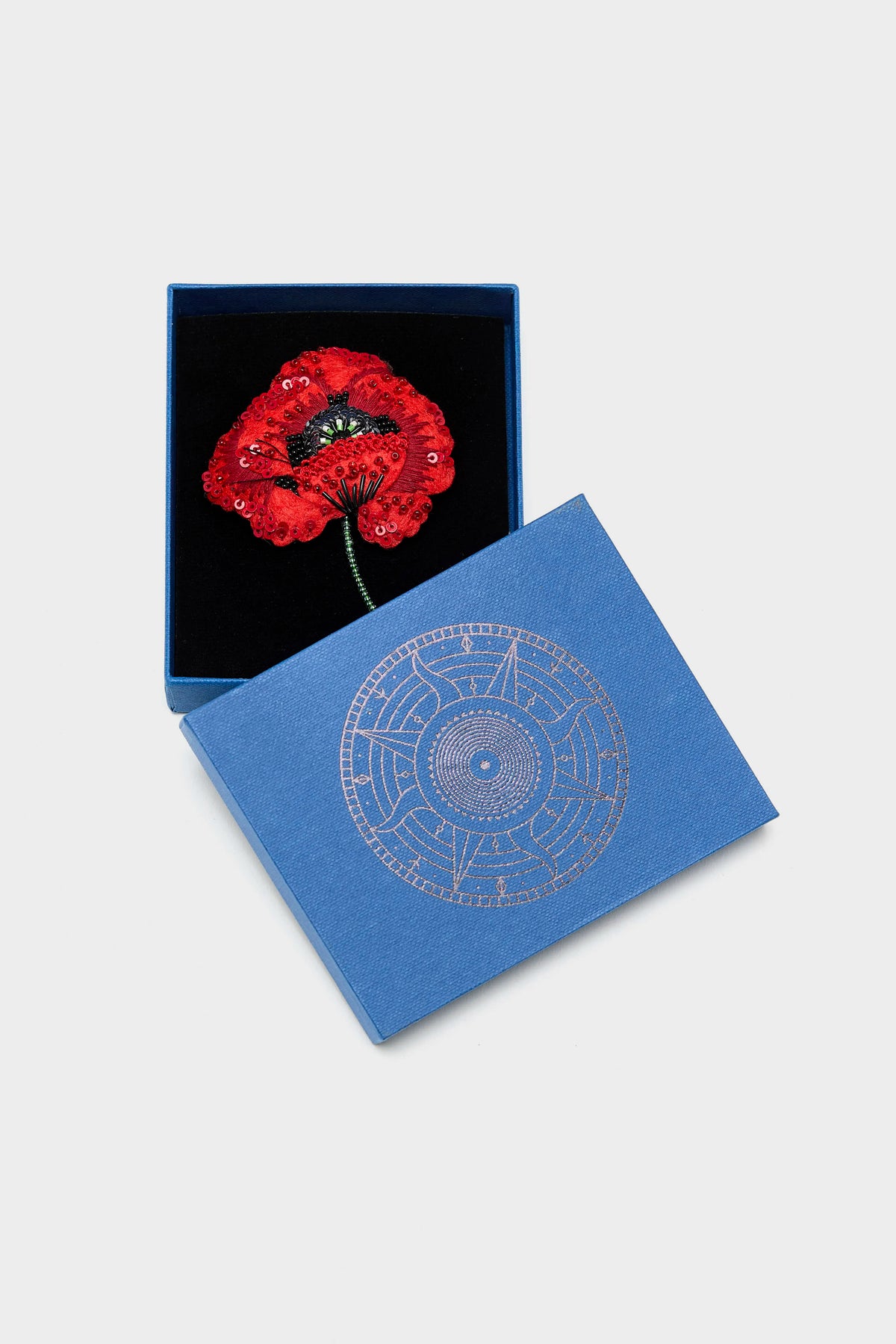 Red Poppy Brooch Pin For Women | Bellerose