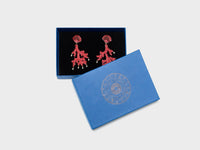 TROVELORE Blue Bottle Flower Brooch Pin 
