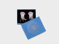 TROVELORE Blue Bottle Flower Brooch Pin 
