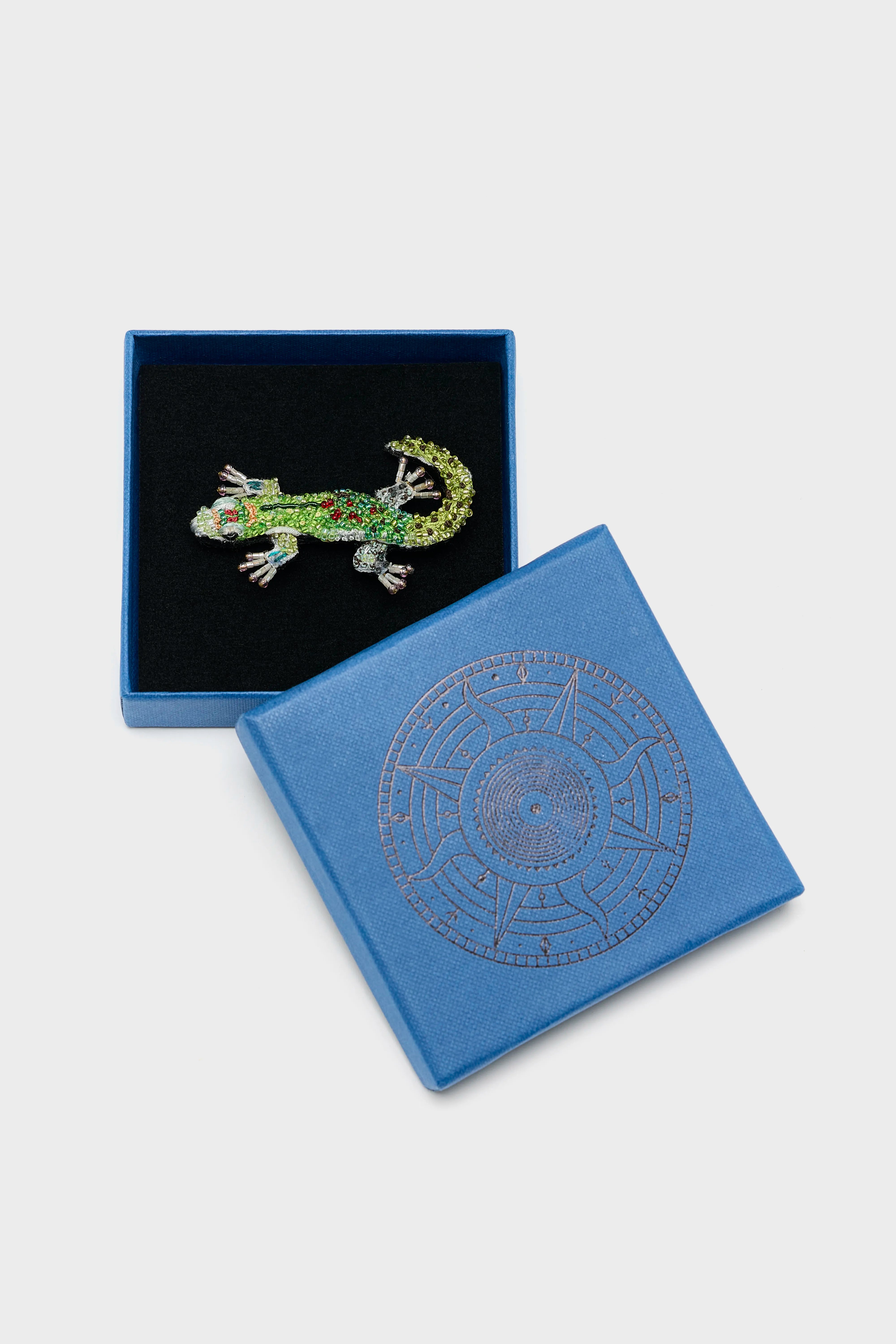 Broche Gecko Vert Pour Femme | Bellerose