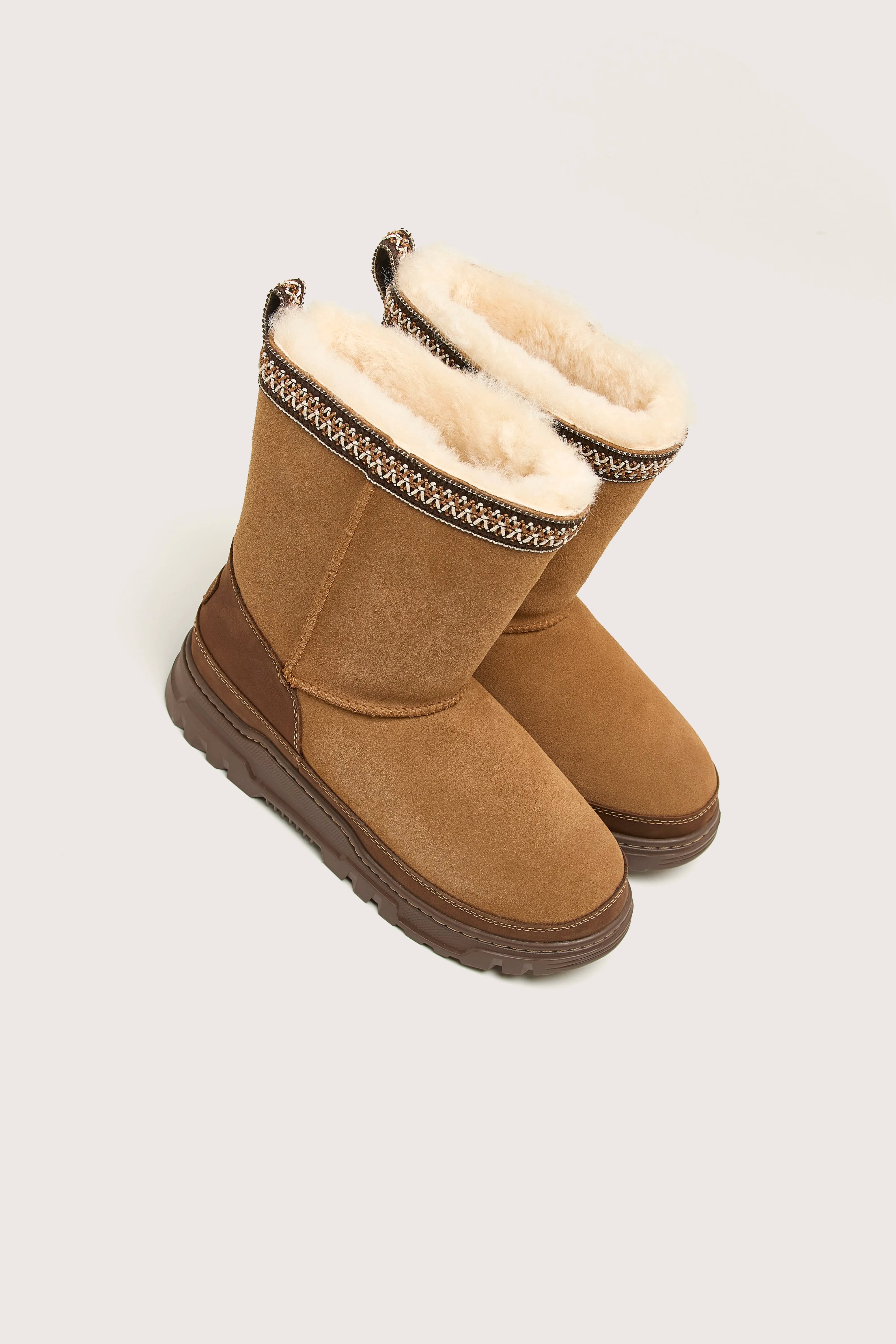 Classic Short TrailGrazer Boots for Kids (242 / G / CHESTNUT)