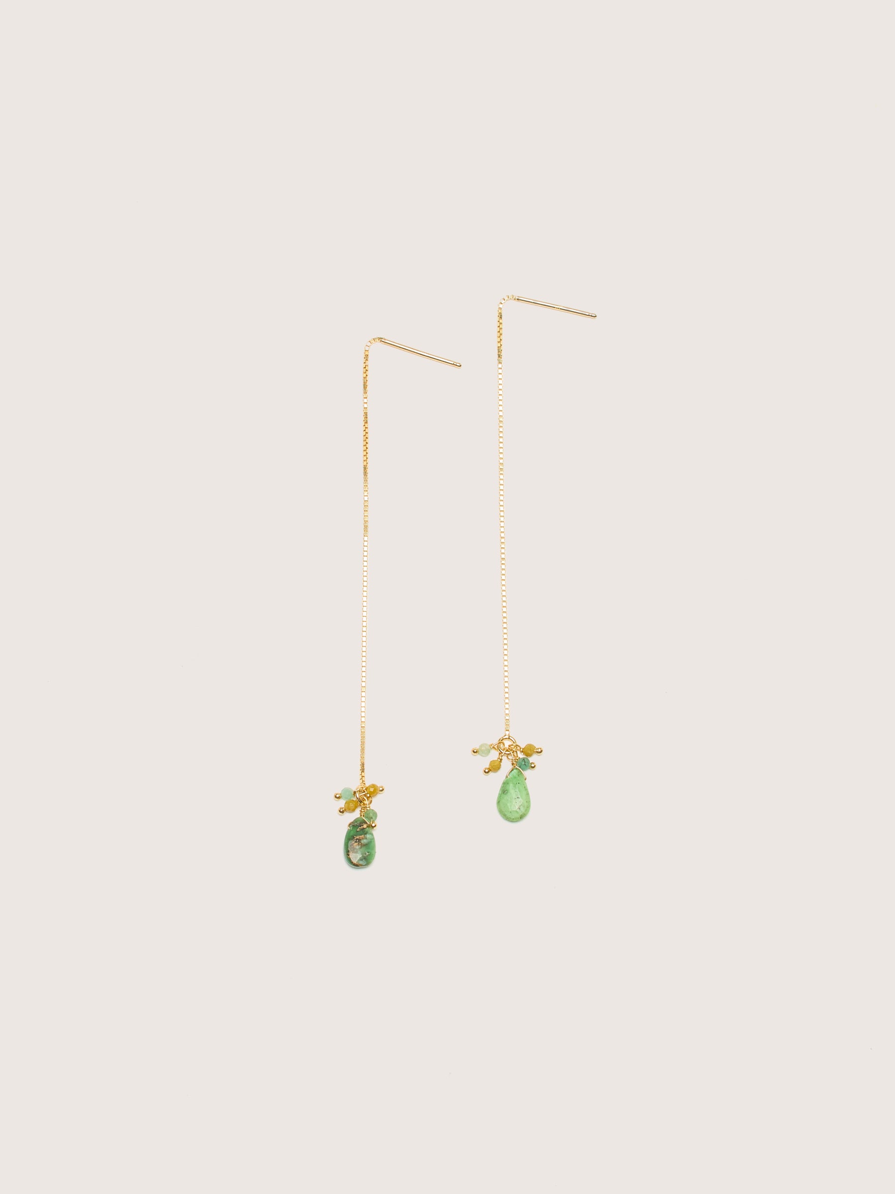 Filo Serpentina Earrings (242 / W / EMERALD)