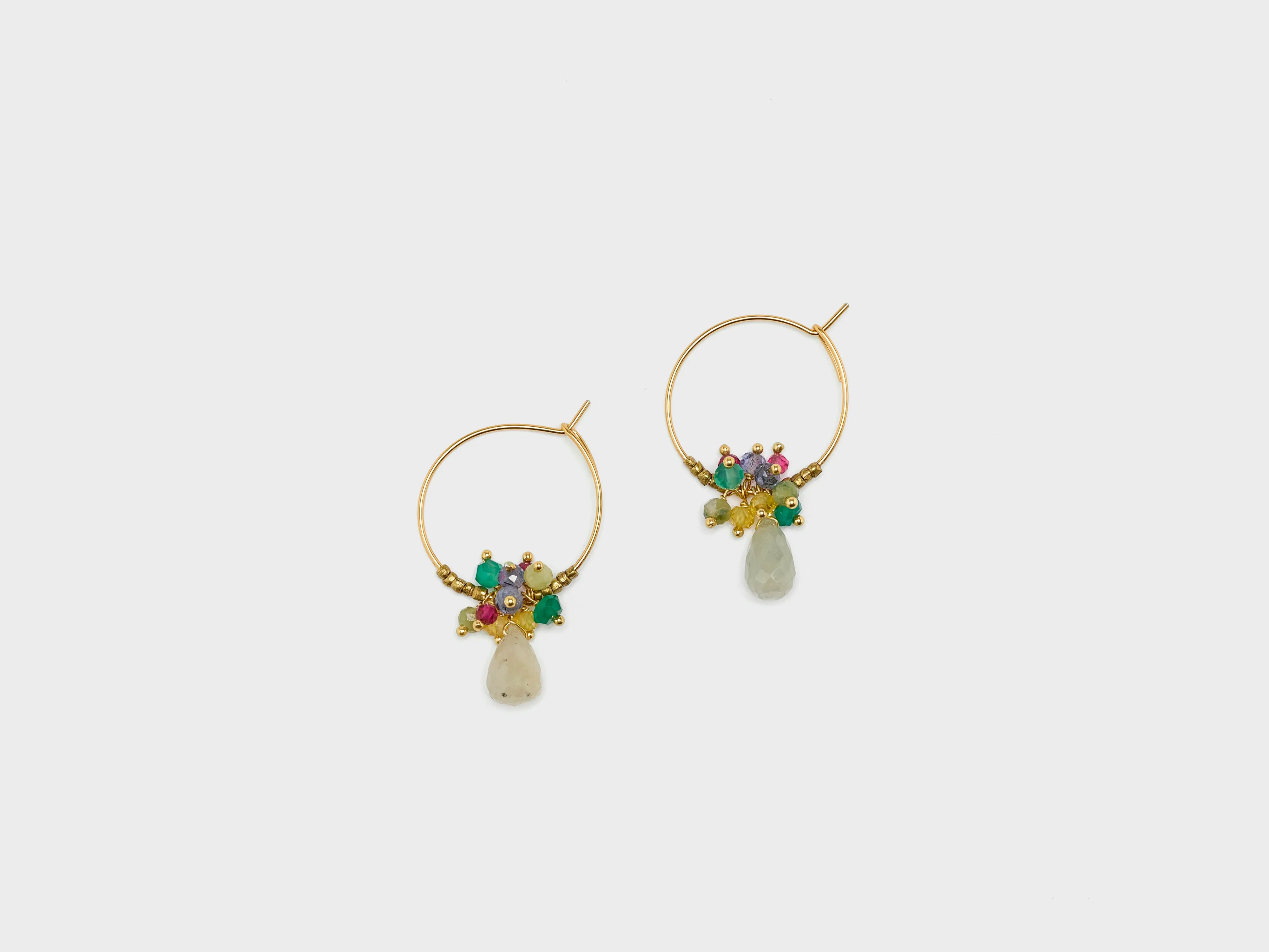 Brocciolo Hoop Earrings  (251 / W / MULTICOLOR)