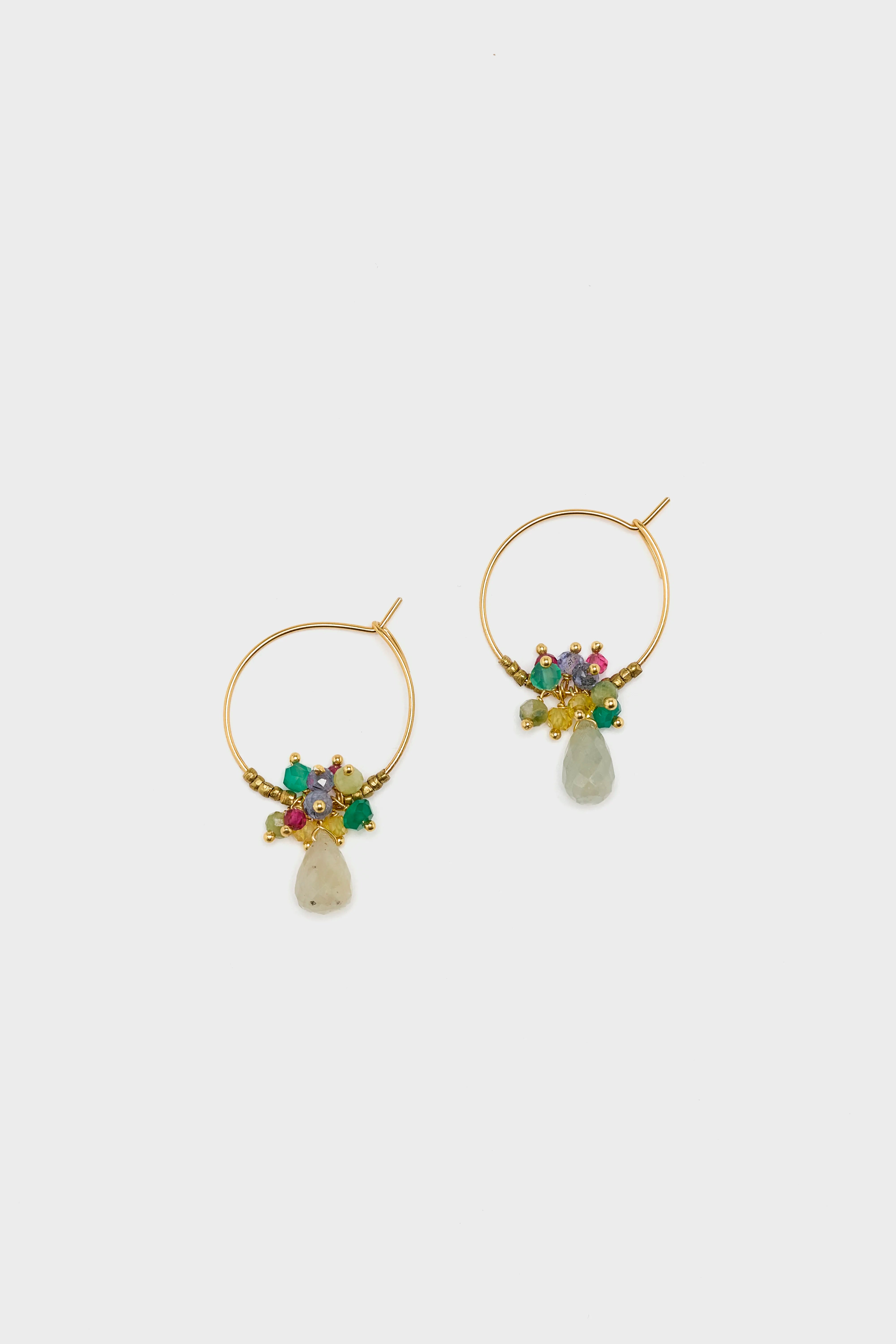 Brocciolo Hoop Earrings  (251 / W / MULTICOLOR)