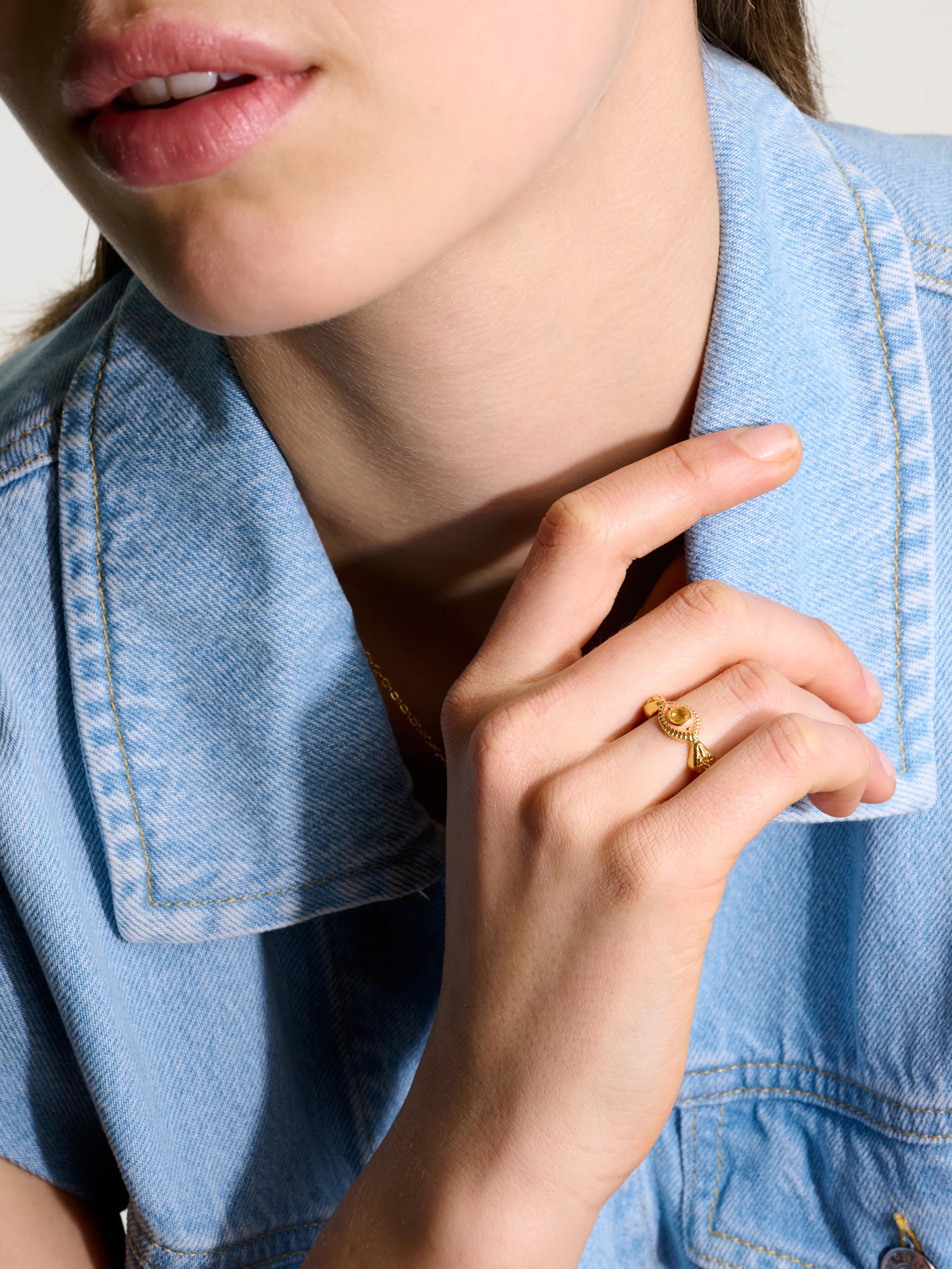serpent eye ring (241 / W / GOLD)