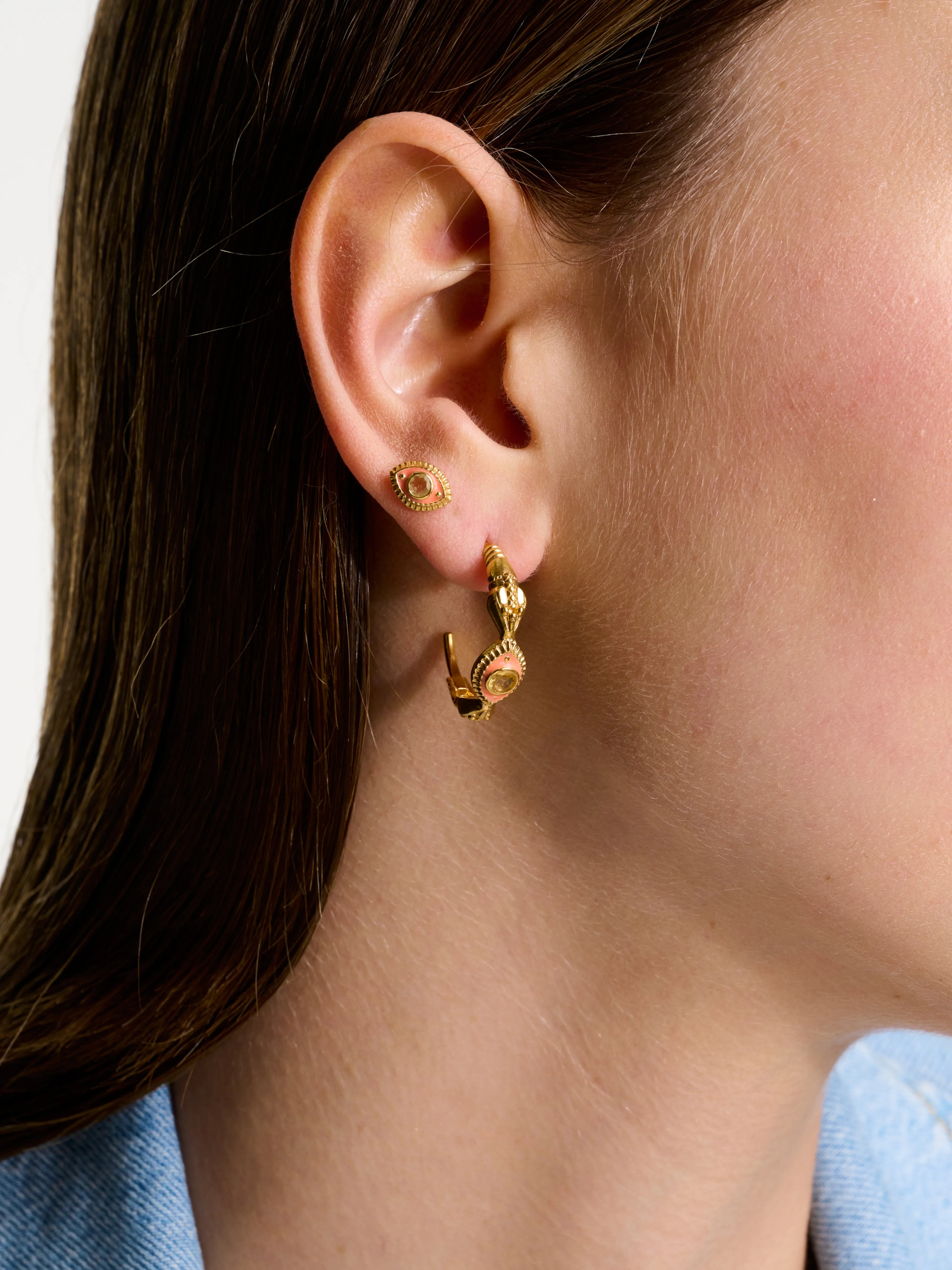 Serpent Eye Hoop Earrings For Women | Bellerose