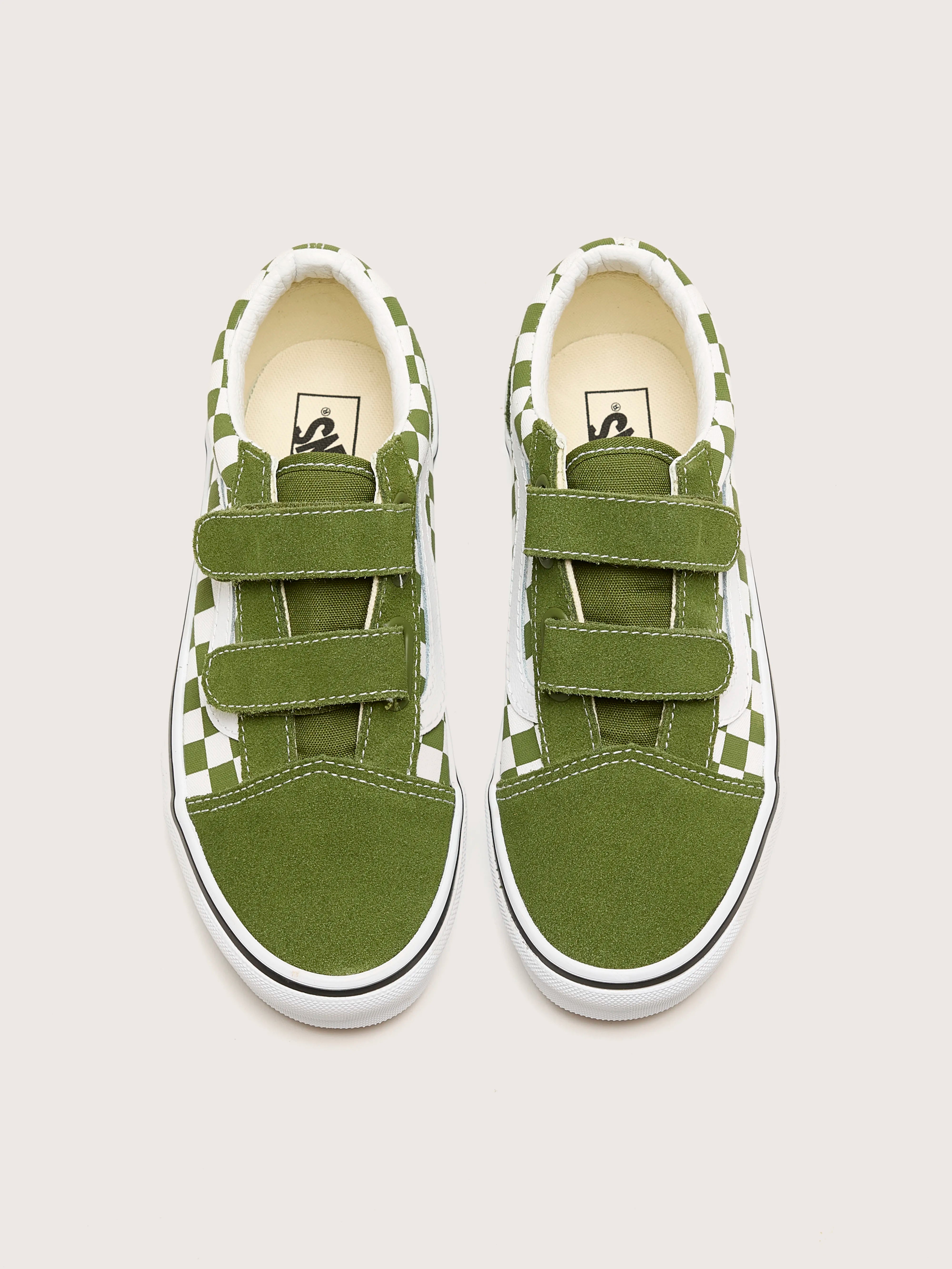 Old Skool Velcro pour enfants (242 / B / GREEN)