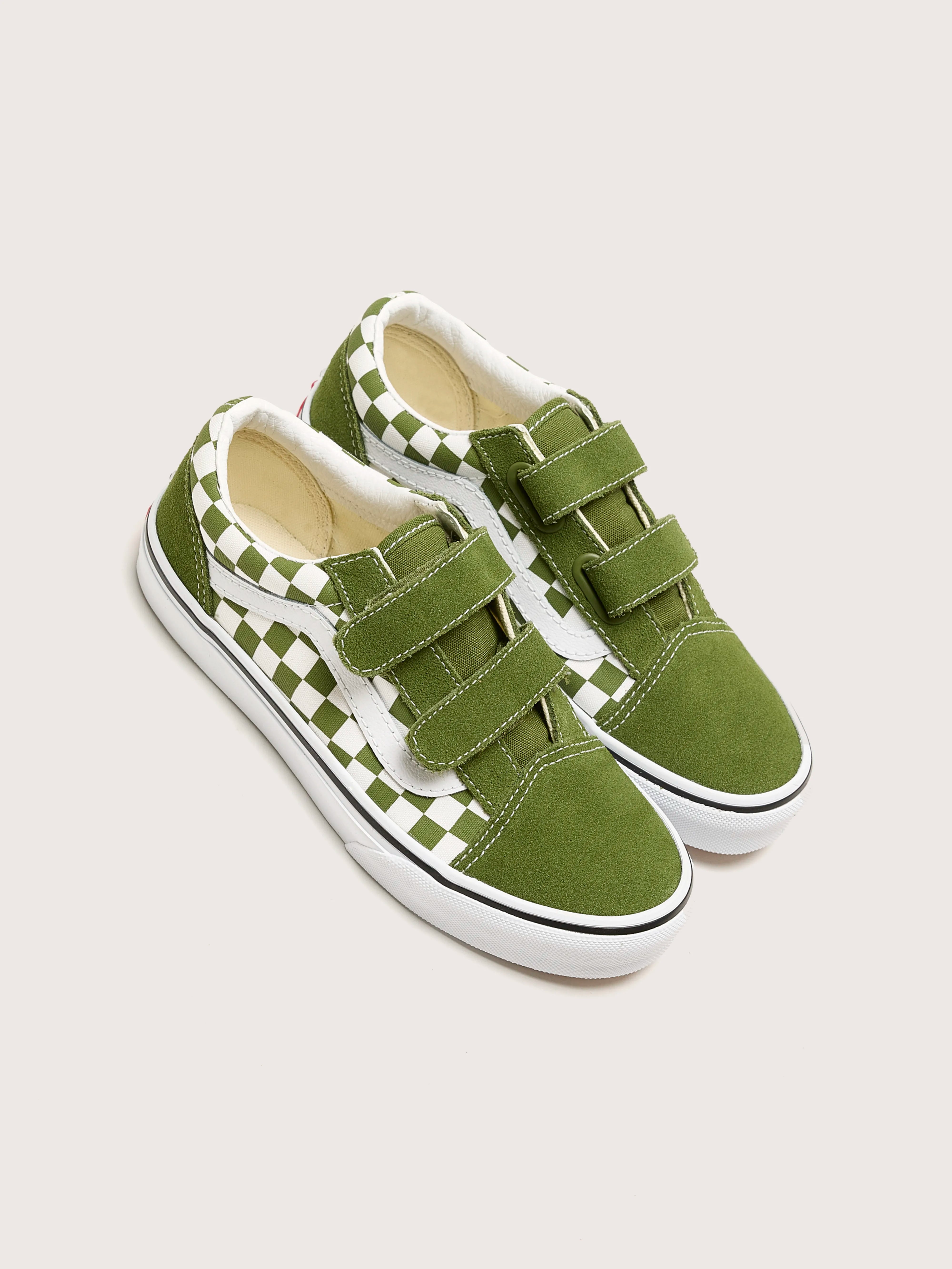 Old Skool Velcro pour enfants (242 / B / GREEN)