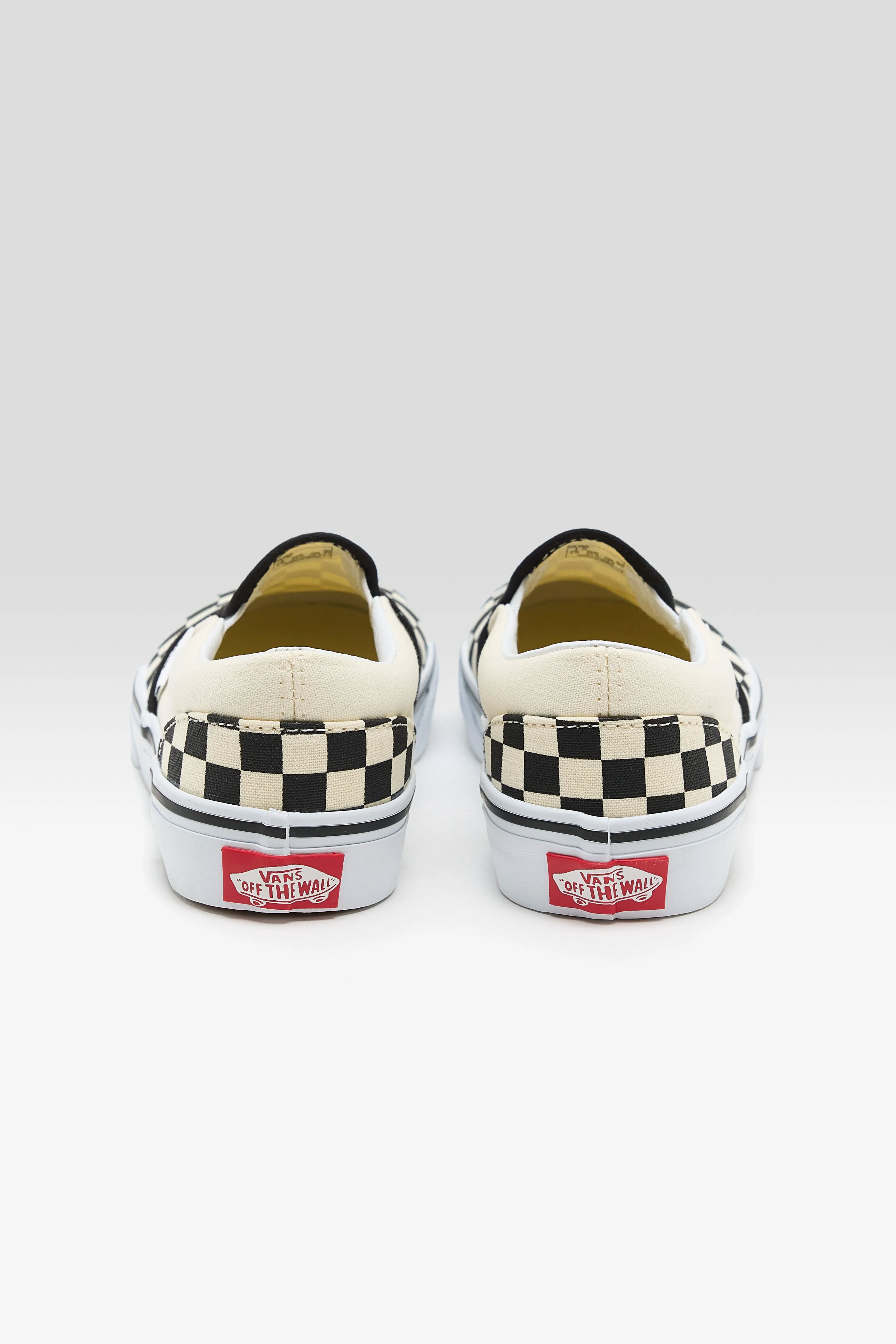 Checkered Slip Vans Kids Slip On Vans Asher Checker Slip-On