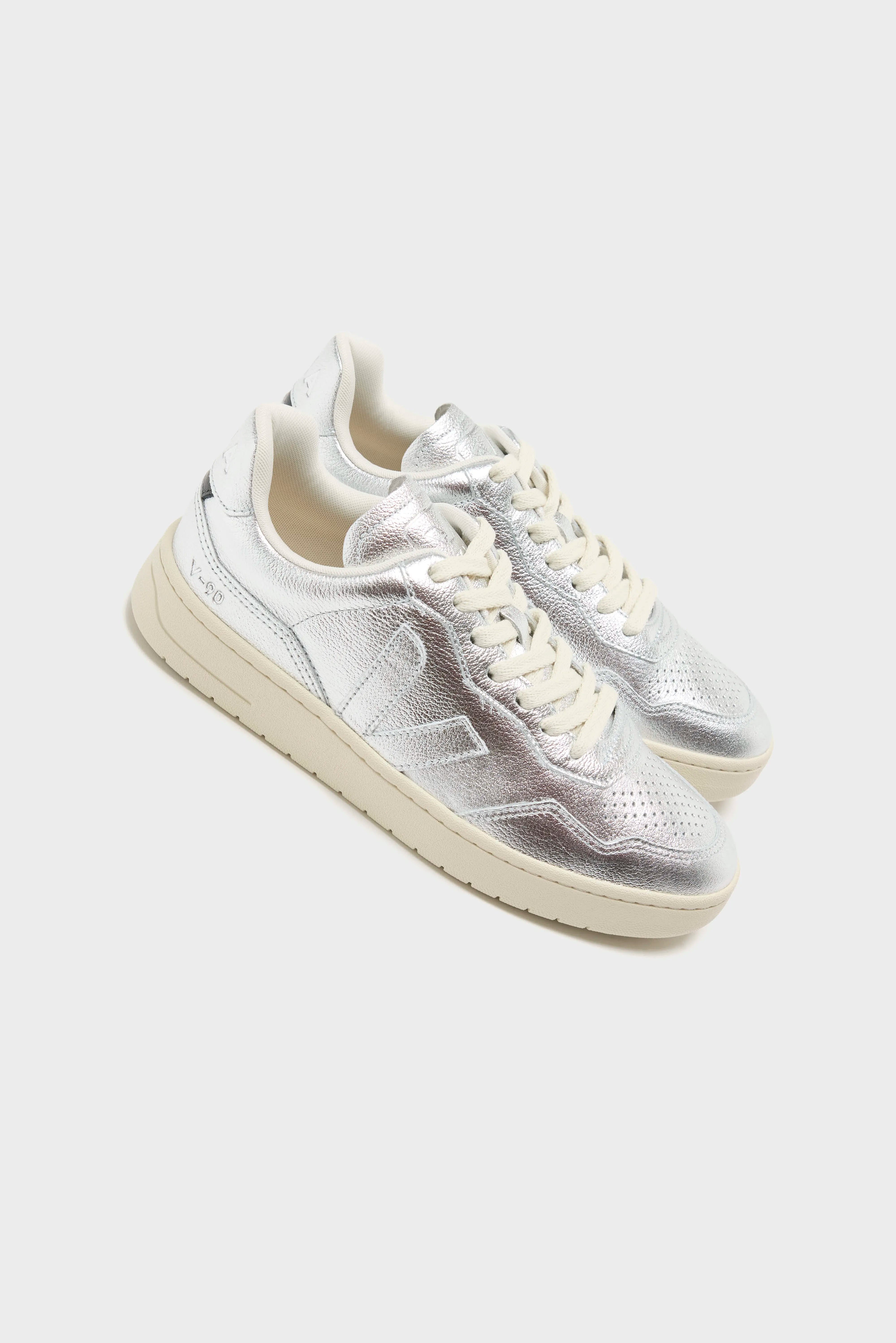 V-90 O.T. Leather voor Vrouwen  (261 / W / SILVER)