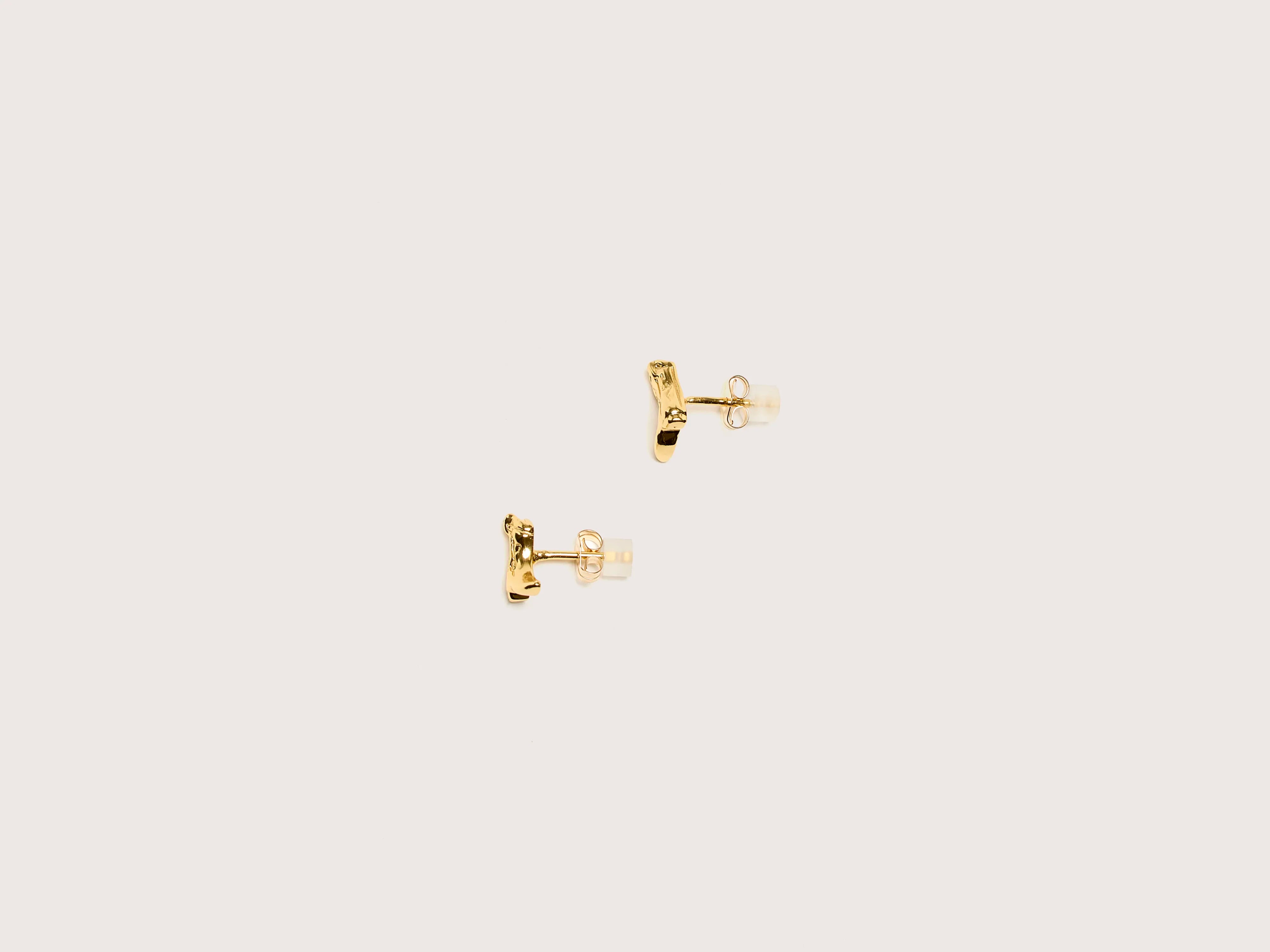 Cowboy Boot Stud Earrings (242 / W / GOLD)