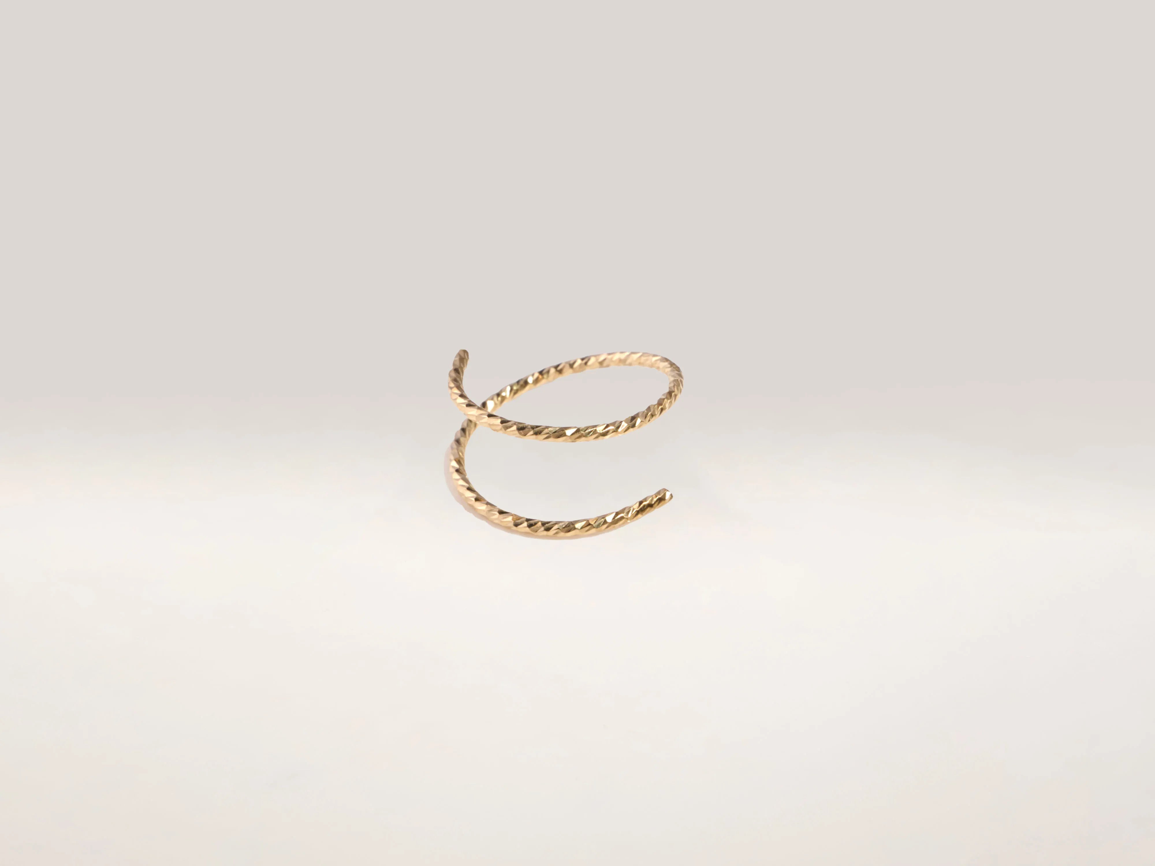 Sparkling Double Earring (242 / W / GOLD)