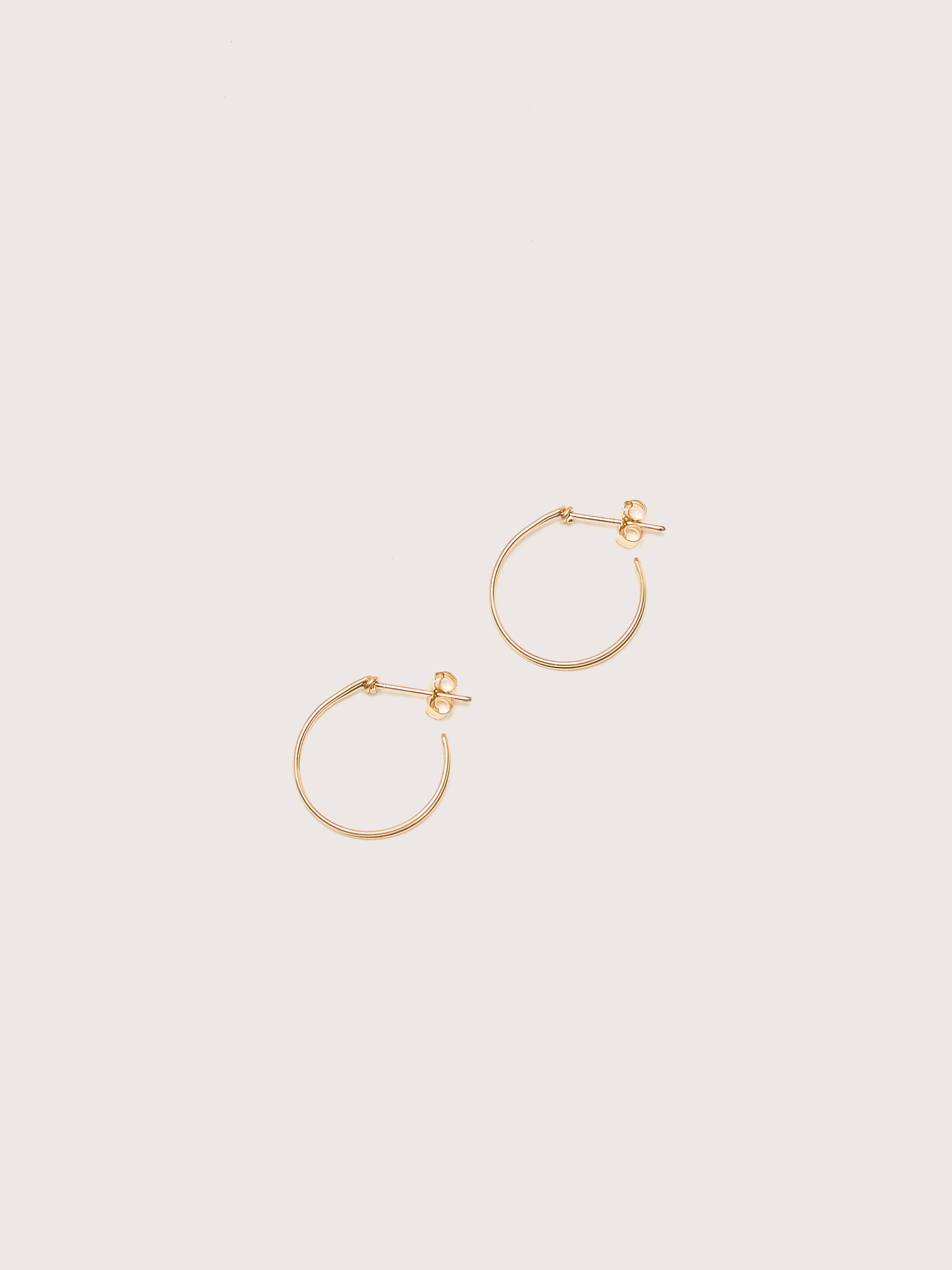 Boucle d'oreille Mini Double (242 / W / GOLD)