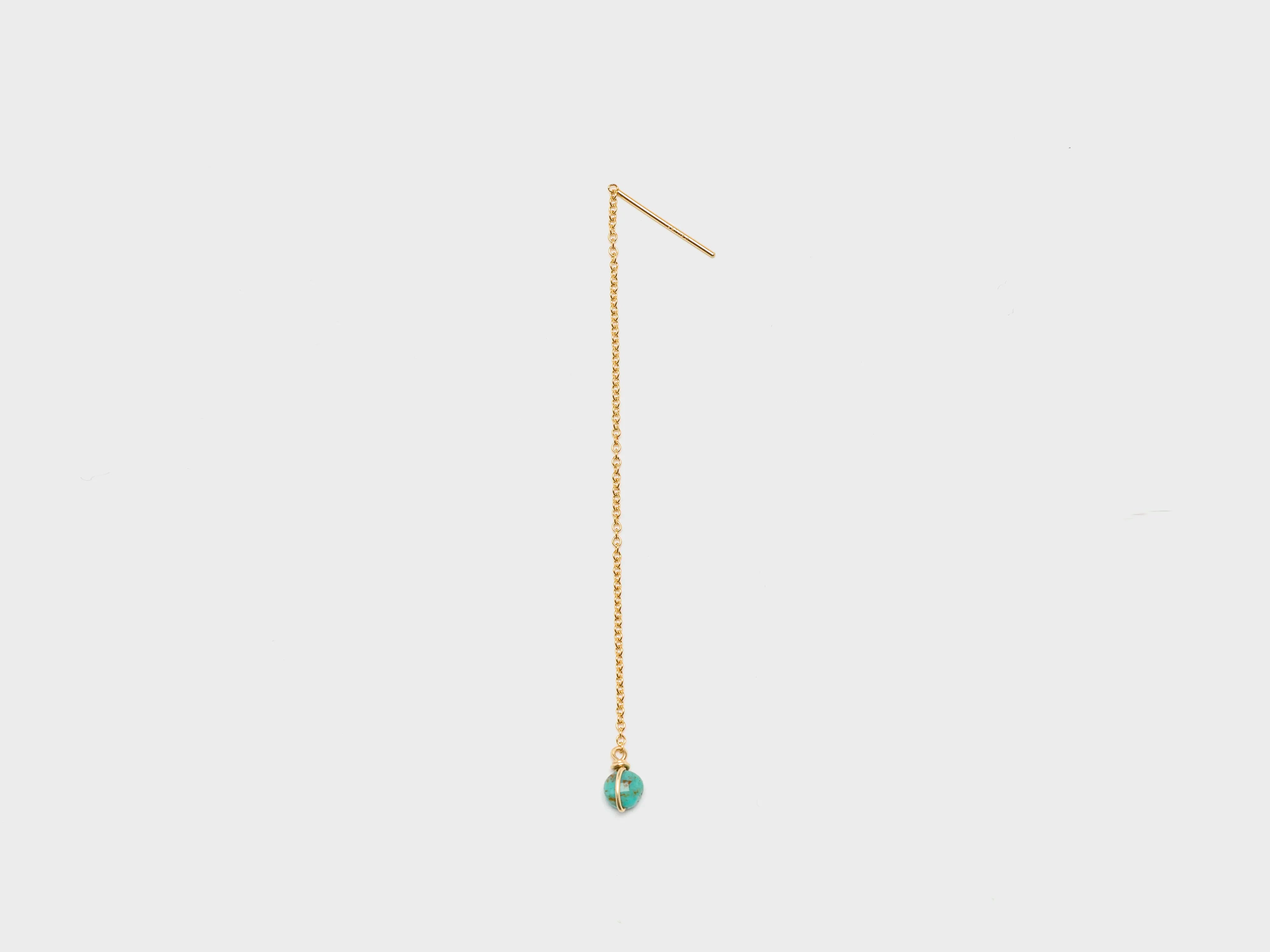 Stella Multi-position Turquoise Ear Cuff  (252 / W / BLUE)