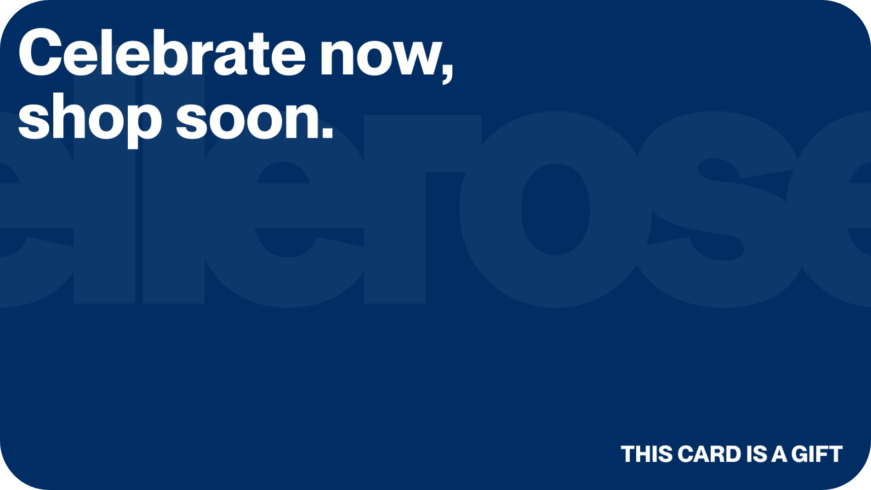 E-carte Cadeau Pour  | Bellerose