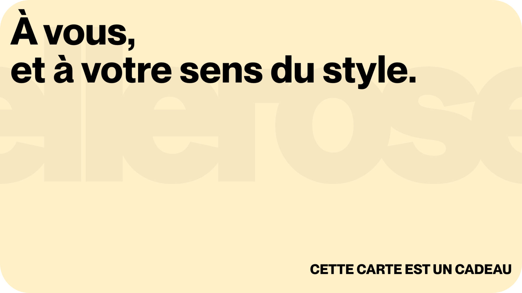 E-cadeaubon Voor  | Bellerose