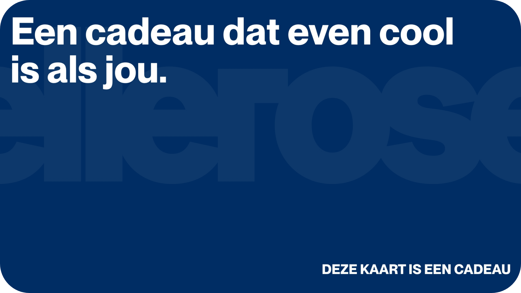 E-cadeaubon Voor  | Bellerose